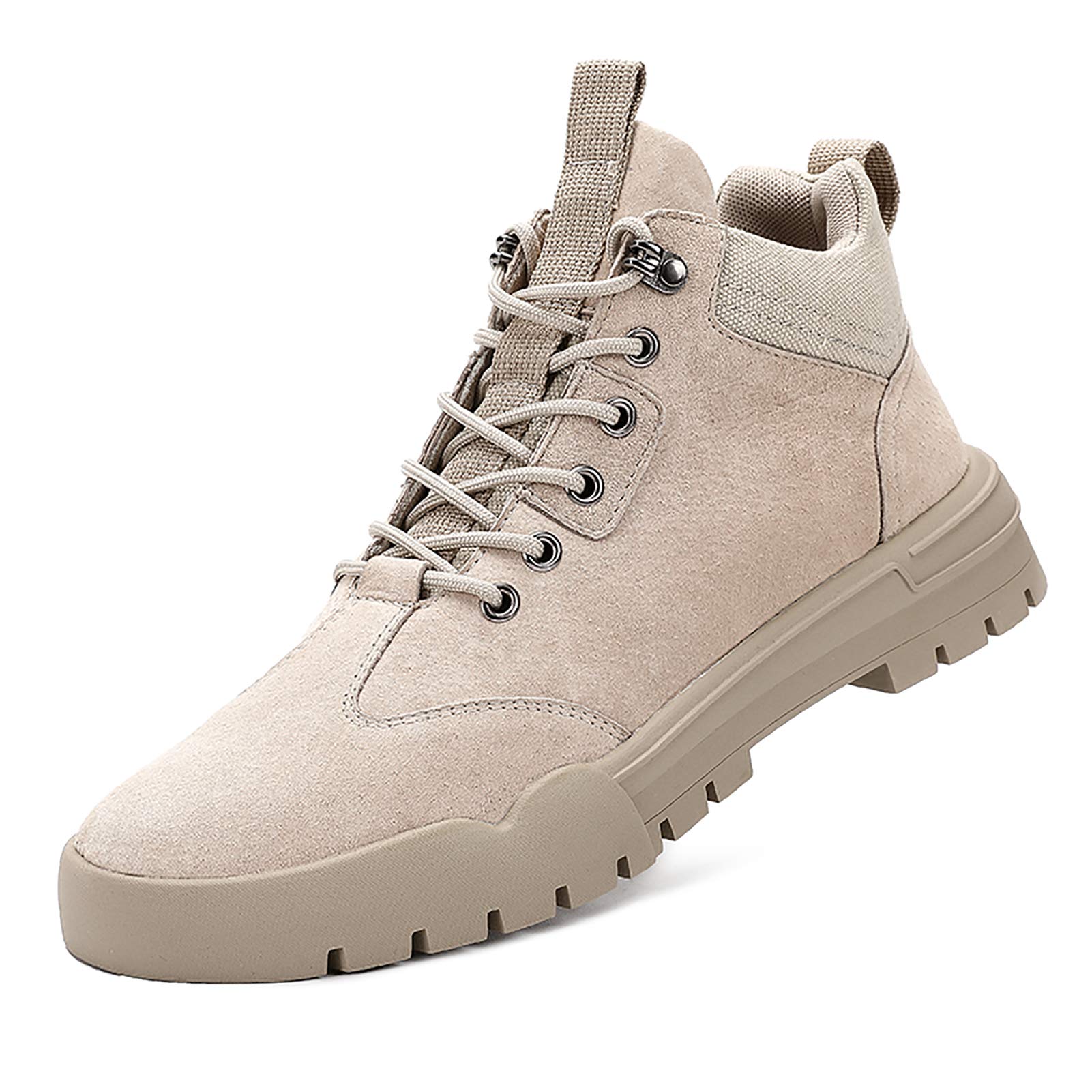 Men's Non-Slip Ankle Boots - Warm Winter Snow Boots for Hiking & Casual Wear | Waterproof & Comfortable Outdoor Shoes | US8 / UK7 | Perfect for Snowy Trails, City Commutes & Cold Weather Adventures