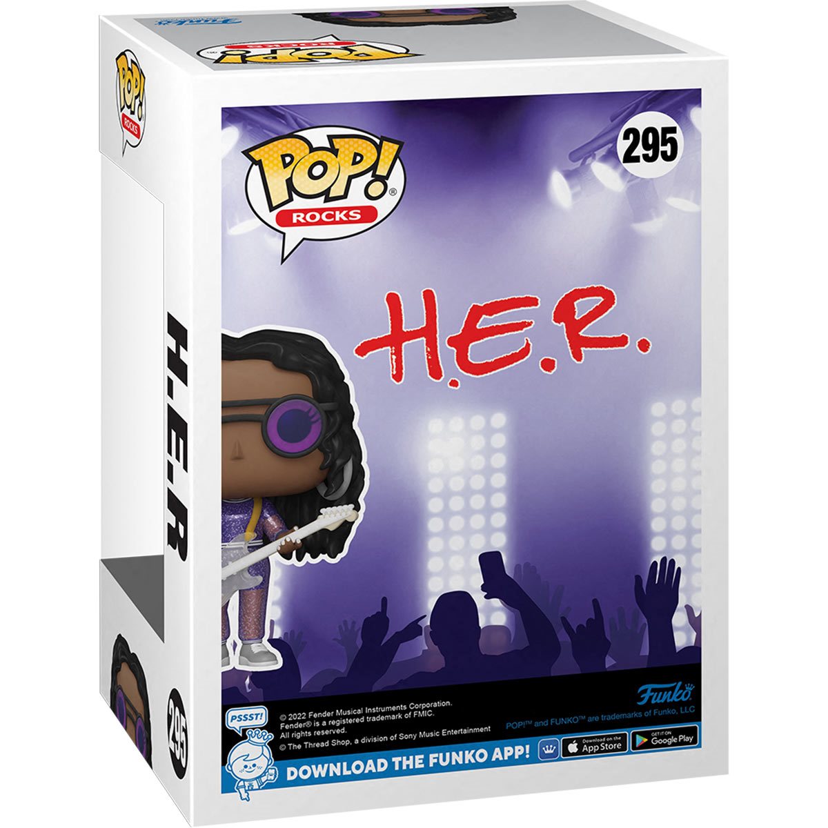 H.E.R. Pop! Vinyl Figure #295 - Exclusive Collectible Music Pop Funko - Perfect for Fans, Gift Giving & Display