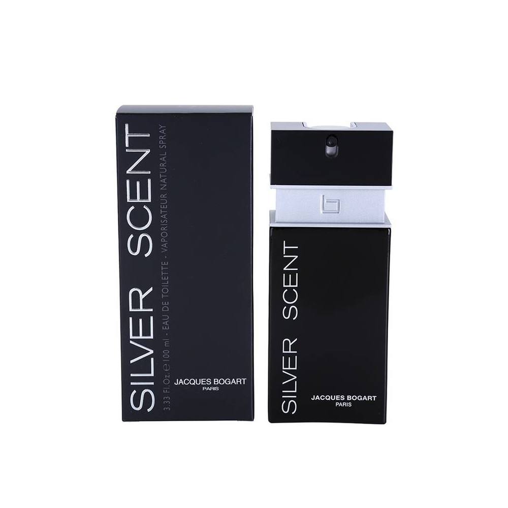 Jacques Bogart Silver Scent Eau de Toilette for Men - 3.4 oz/100ml Fresh Fragrance | Day & Night Wear, Office & Special Occasions