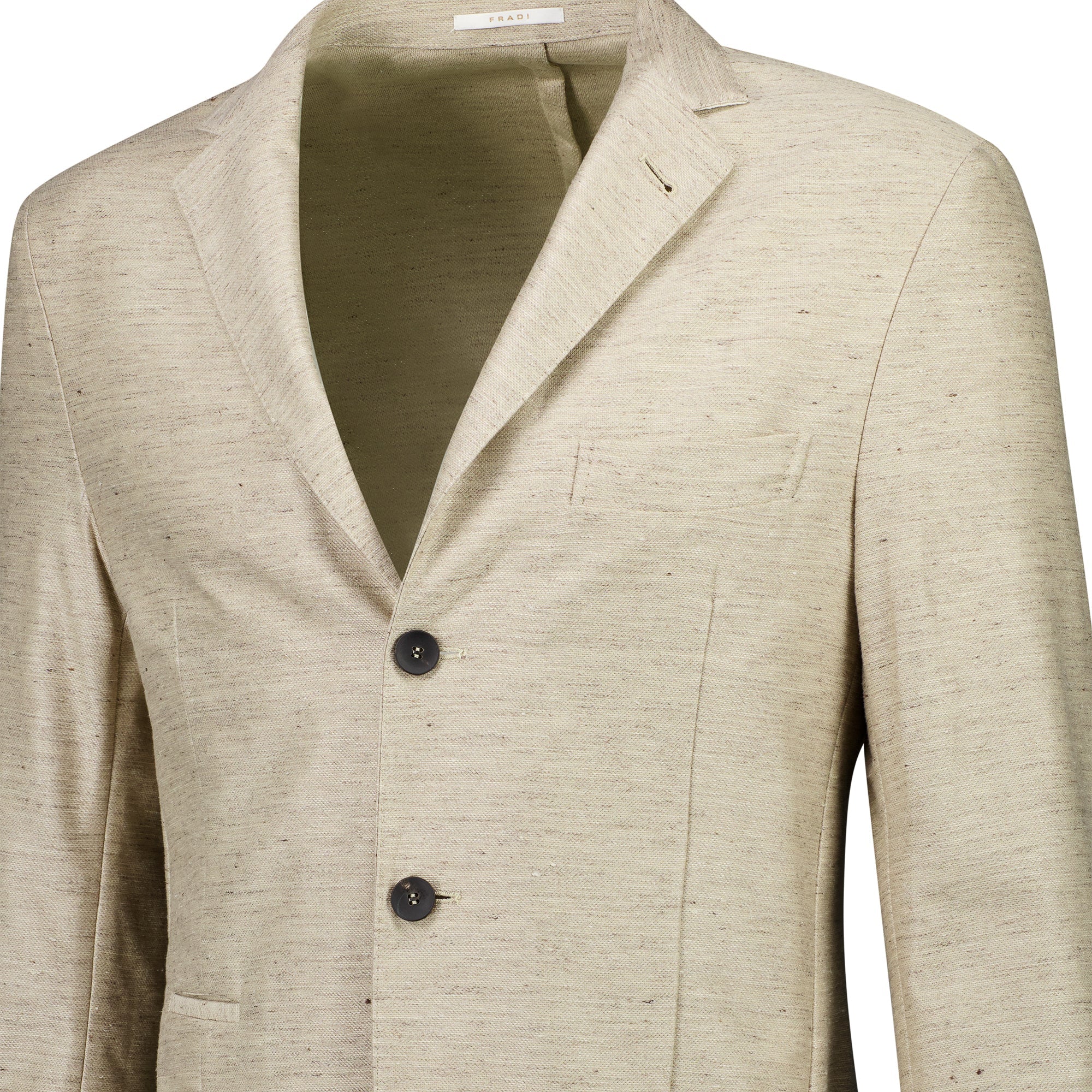 FRADI Cotton Linen Blend Sports Jacket YUTA - Lightweight Breathable Athletic Coat for Running, Golf & Outdoor Activities