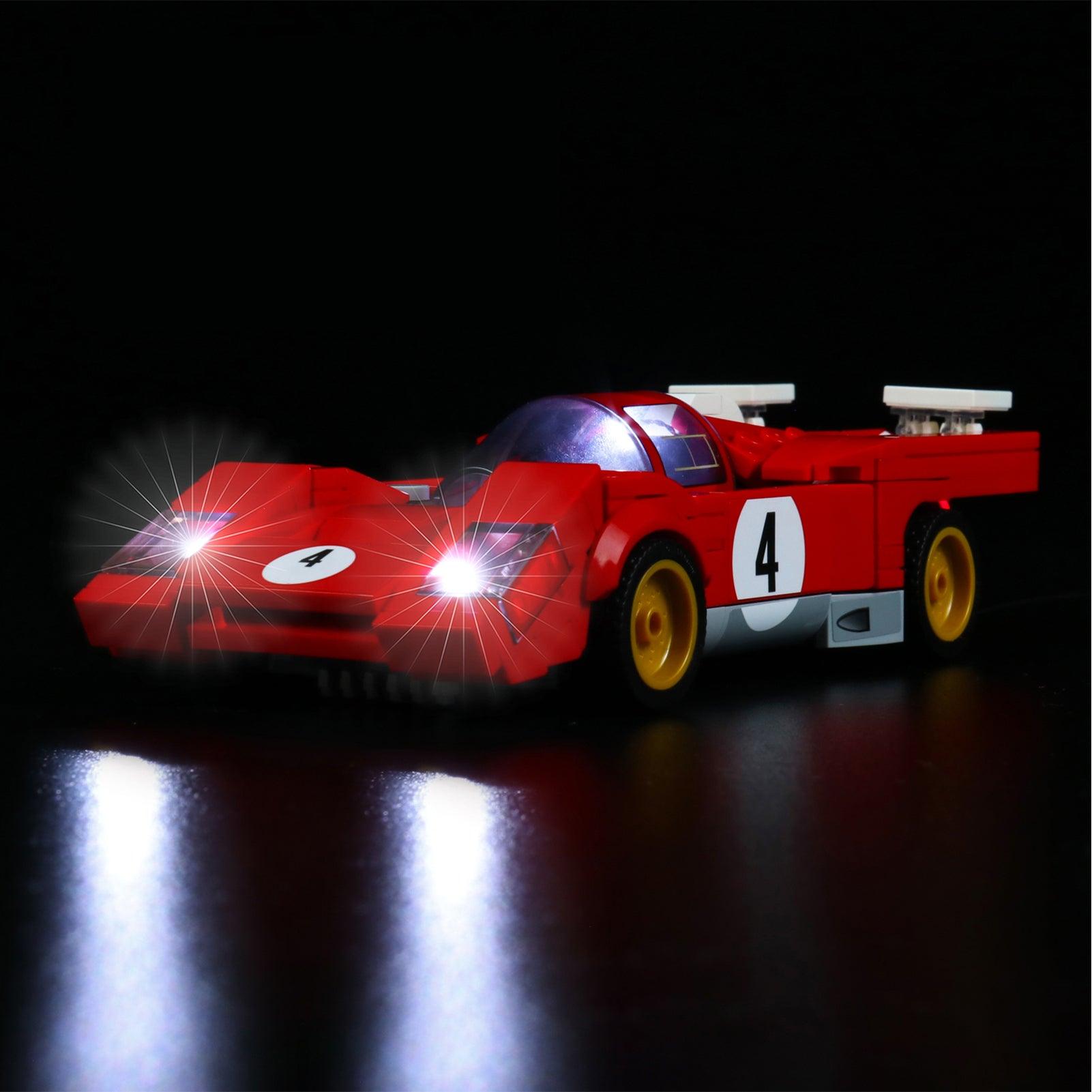 LEGO Speed Champions 512M Ferrari 7690 Light Kit - LED Lighting Set for Building Blocks - Perfect for Display & Nighttime Play