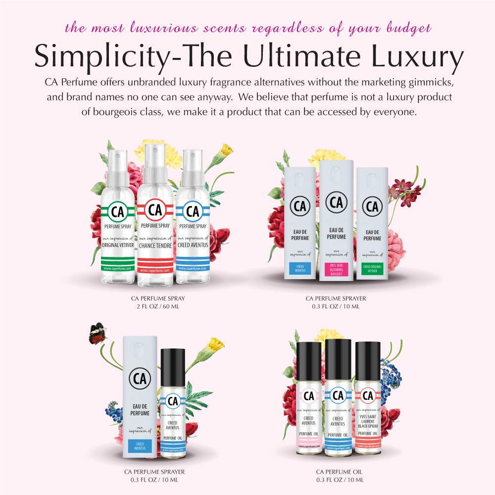 Happy by Clinique Perfume Dupe for Women - 3-Pack Travel Size Refillable Atomizer (0.3 Fl Oz/10ml Each) | Eau de Parfum Replica | Perfect for Purse, Gym Bag & On-The-Go Fragrance Touch-Ups