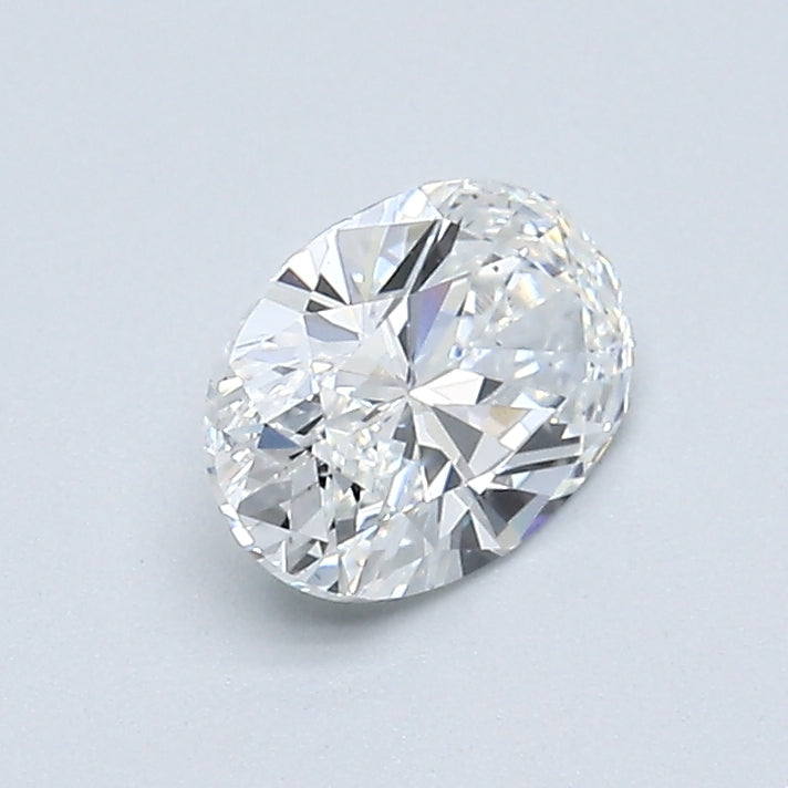 0.77 Carat Oval Cut F Color SI1 Clarity Diamond Engagement Ring - Perfect for Proposals, Weddings & Anniversary Gifts