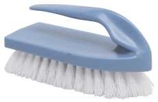 Renown REN03961 Heavy Duty Iron Style Hand Scrub Brush - 6 Inch Stainless Steel Cleaning Brush for Grill, Oven, BBQ, and Outdoor Cookware - Perfect for Kitchen, Camping, and Backyard Use