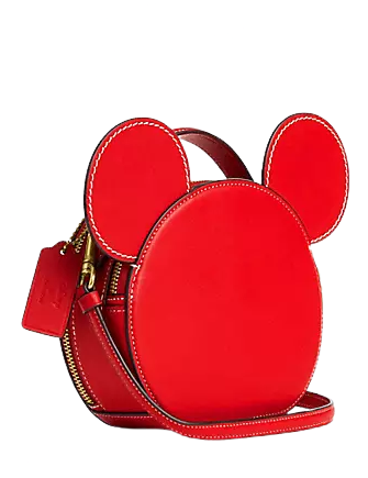 Coach Disney X Coach Mickey Mouse Ear Crossbody Bag - Stylish & Playful Disney Accessory for Women | Perfect for Theme Parks, Parties & Everyday Fashion