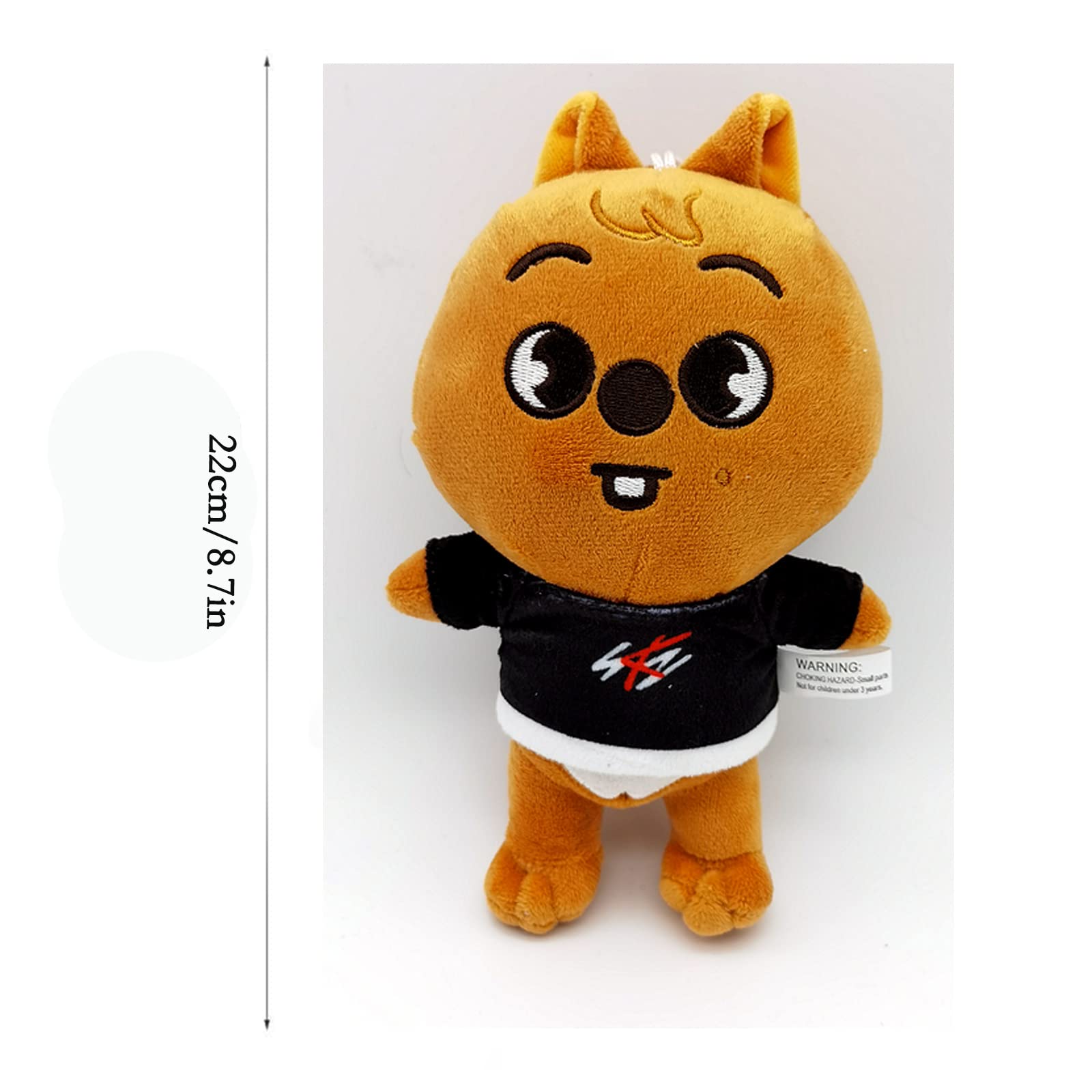 Gonii Cute Anime Plush Toy - 8.7 Inch Soft Stuffed Cartoon Character Plushie (Han Quokka) - Perfect Gift for Kids & Anime Fans - Great for Bedroom Decor, Birthday Presents, and Cuddling