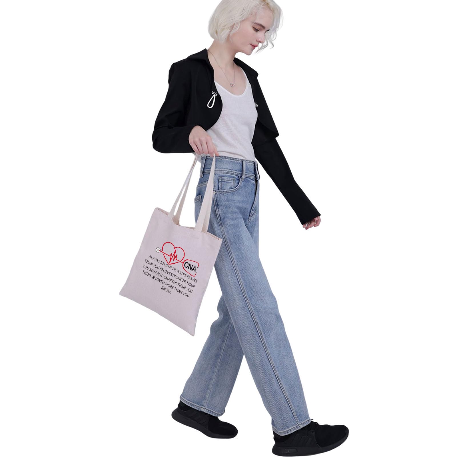 **Premium CNA Gifts for Women - Nurse & Doctor Appreciation Stethoscope Makeup Bag, Zippered Travel Tote Bag for Nursing Students & Professionals - Perfect for Work, School & Travel**