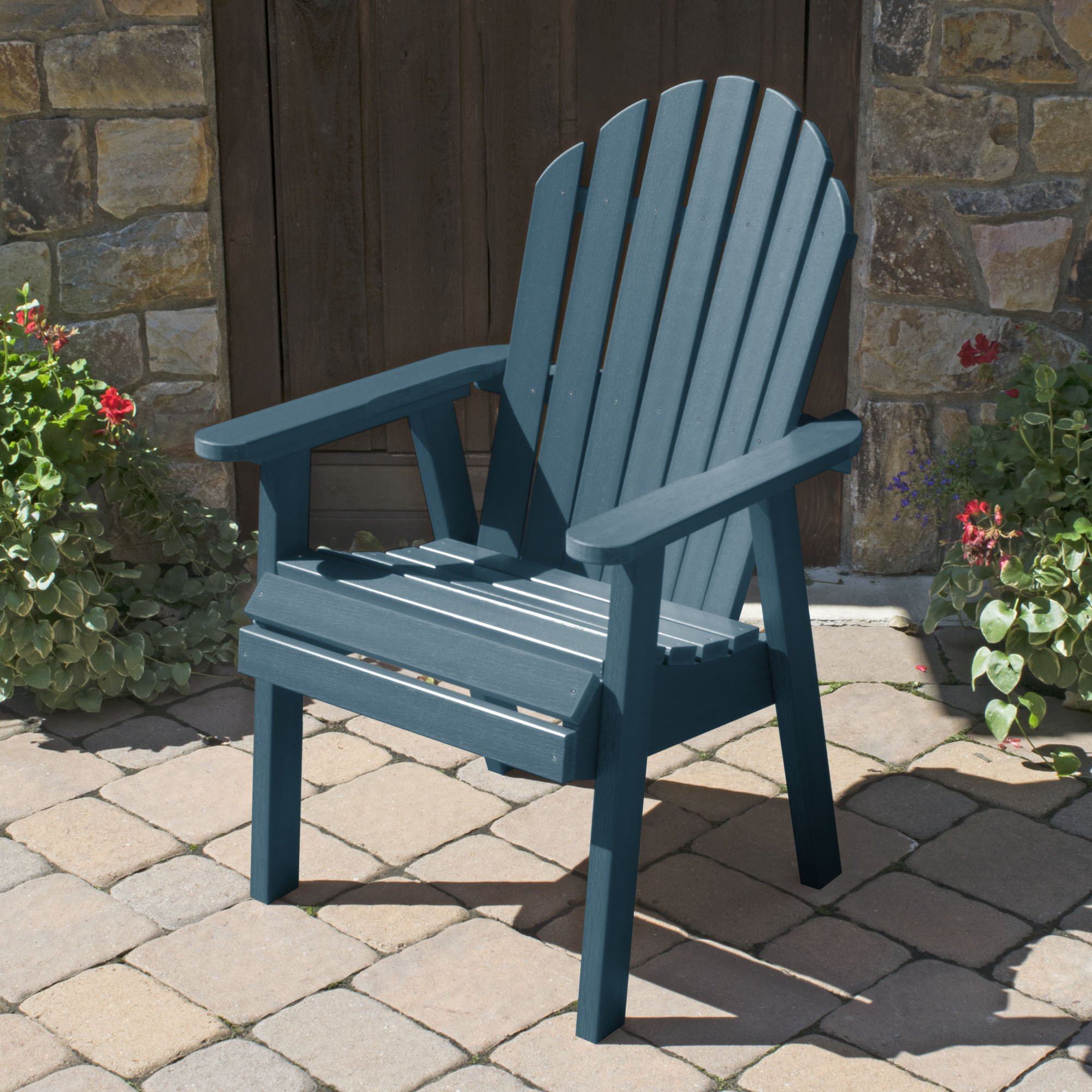 2 Pack Hamilton Folding Deck Chairs with Side Table - Outdoor Patio Furniture for Poolside, Beach, Garden & Backyard Relaxation