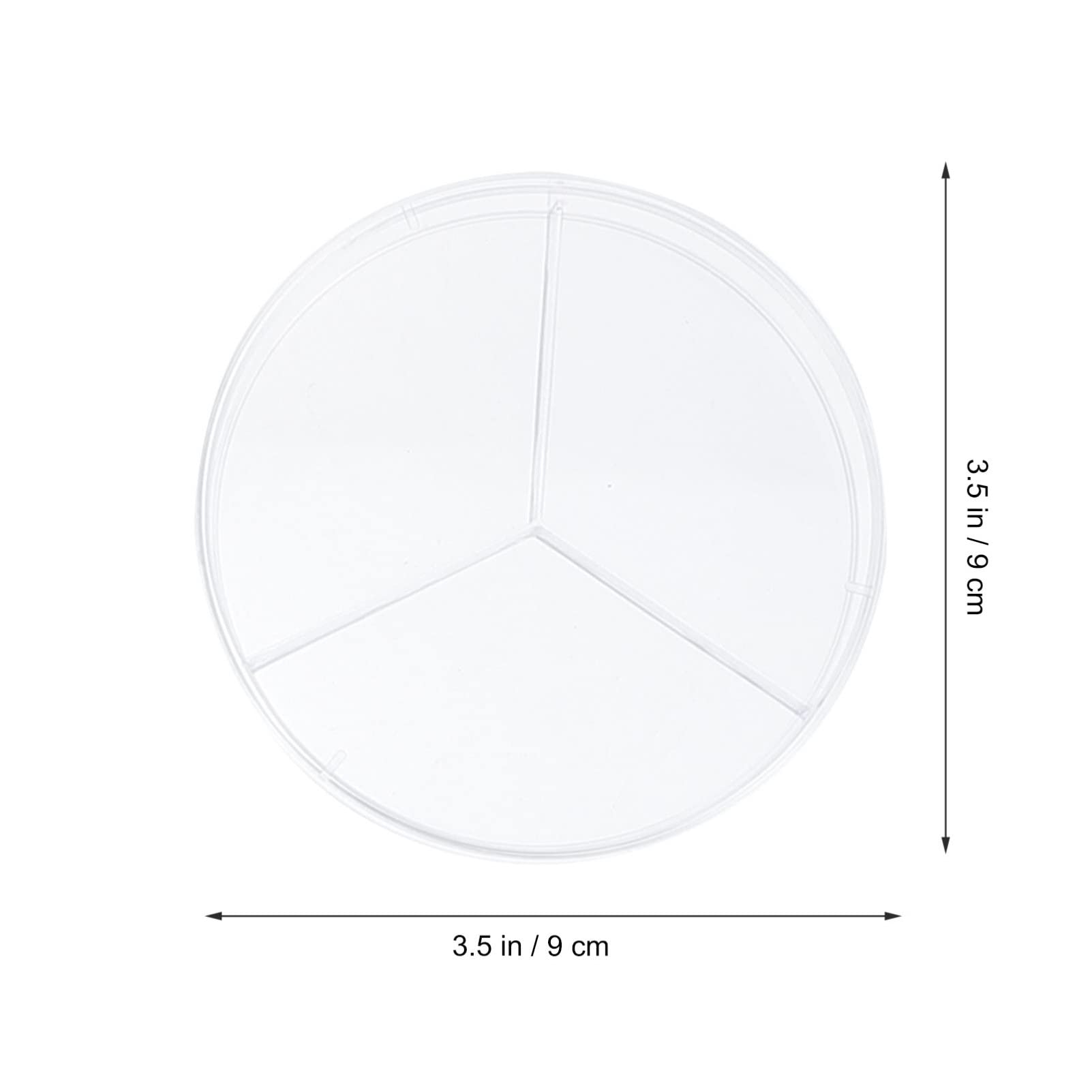 10pcs Plastic Petri Dishes with Lids - Laboratory Grade for Science Projects, Cell Culture, Bacteria Growing | Ideal for School Labs, Home Science Experiments & Microbiology Studies