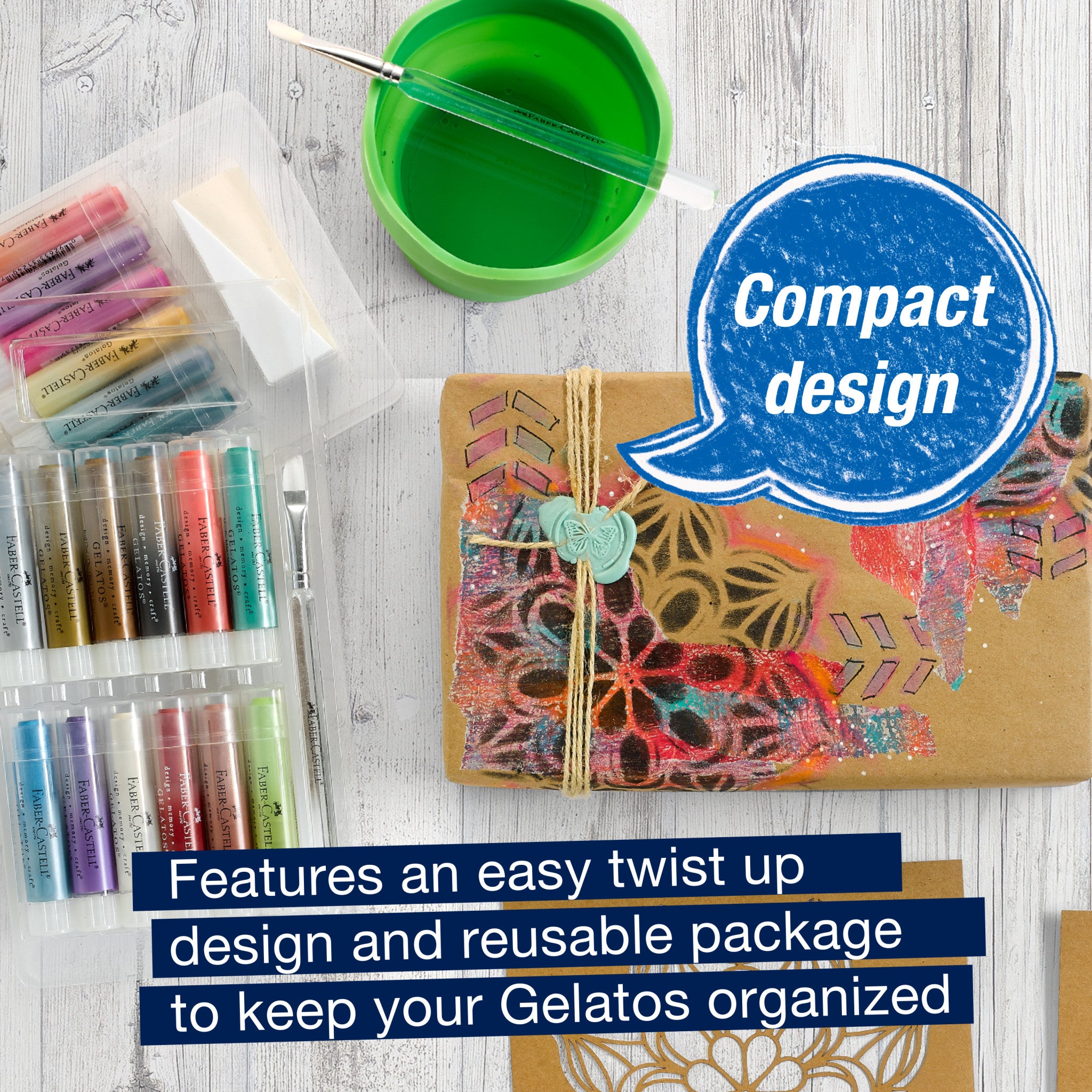15-Piece Gelatos & Metallic Colors Set #770170 - Perfect for Art Projects, Scrapbooking & DIY Crafts