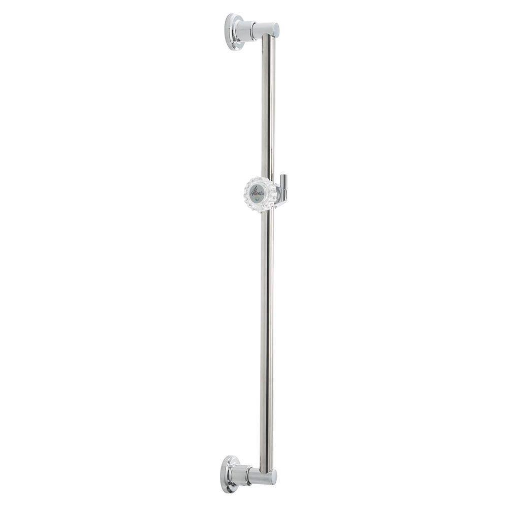 Delta 561064 24-Inch Adjustable Pin Mount Wall Bar in Chrome Finish - Perfect for Home Gyms, Dance Studios & Physical Therapy Rooms