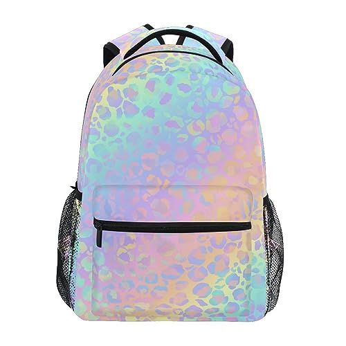 Rainbow Leopard Print