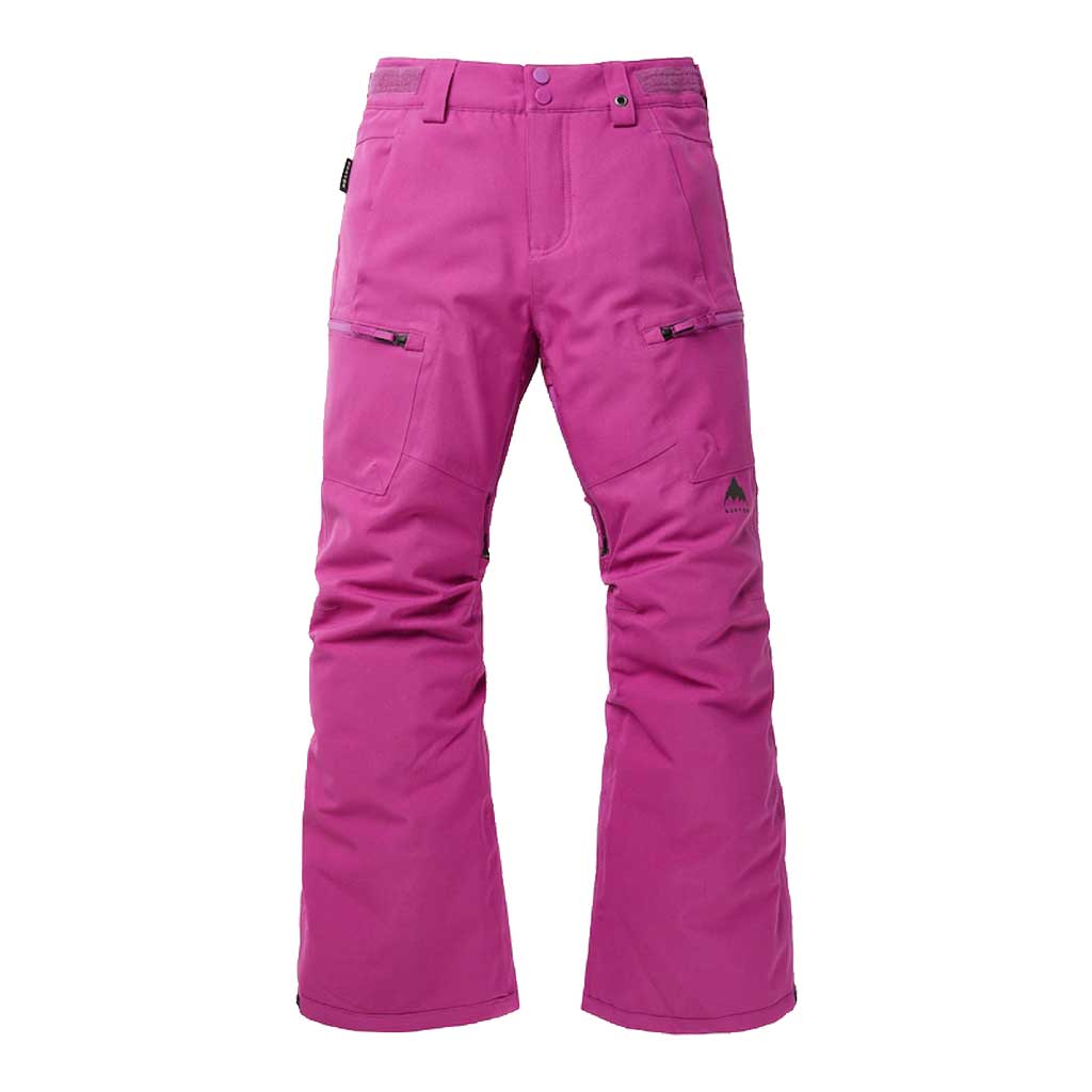 Burton 22/23 Girls' Elite Cargo Pants - Vivid Violet | Waterproof Snowboard Pants for Teen Girls | Perfect for Skiing, Snowboarding & Winter Outdoor Activities