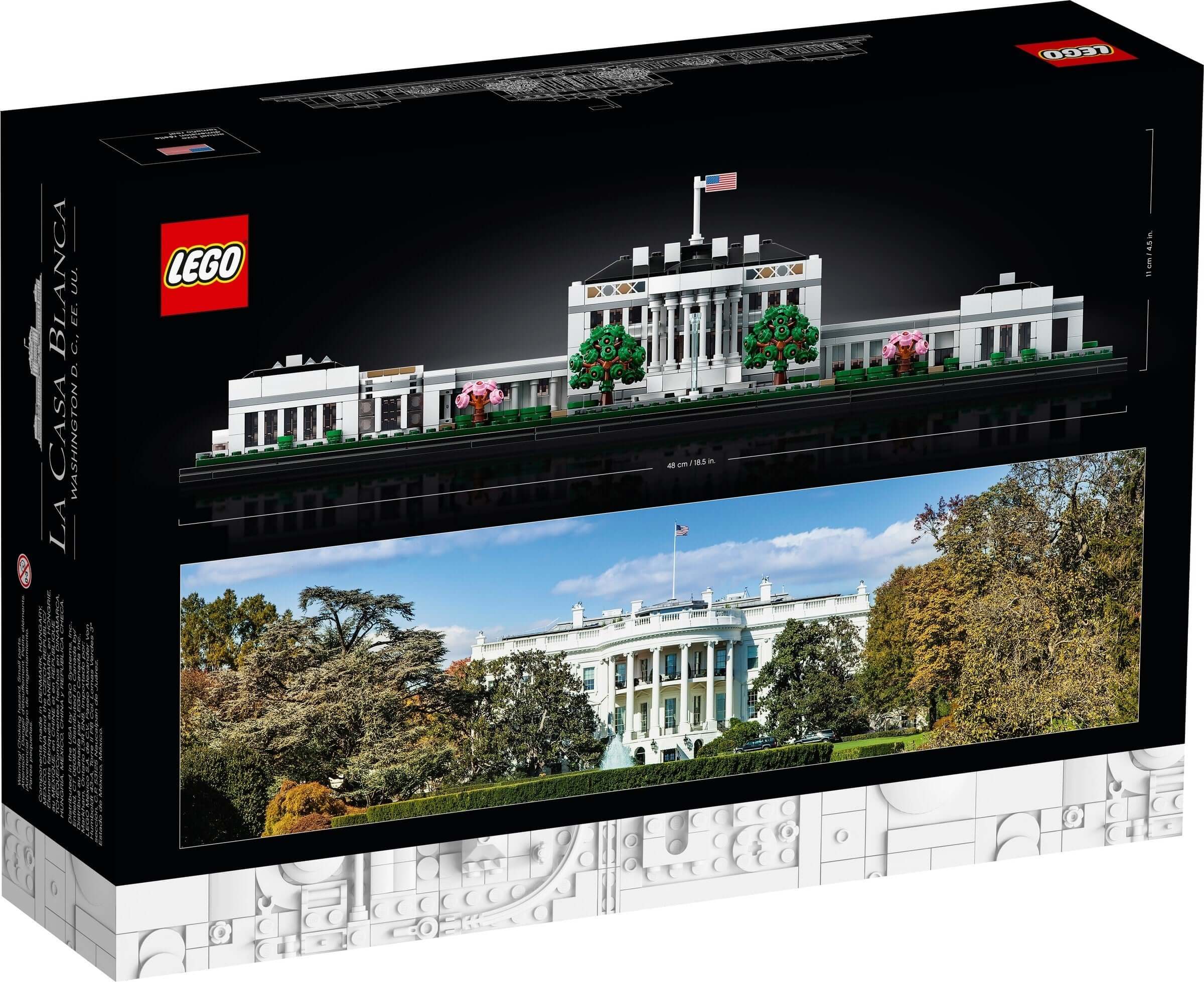 LEGO 21054 White House Architecture Building Set - Collectible Model Kit for Adults & Kids - Perfect for Home Decor, Office Display & Gift Giving