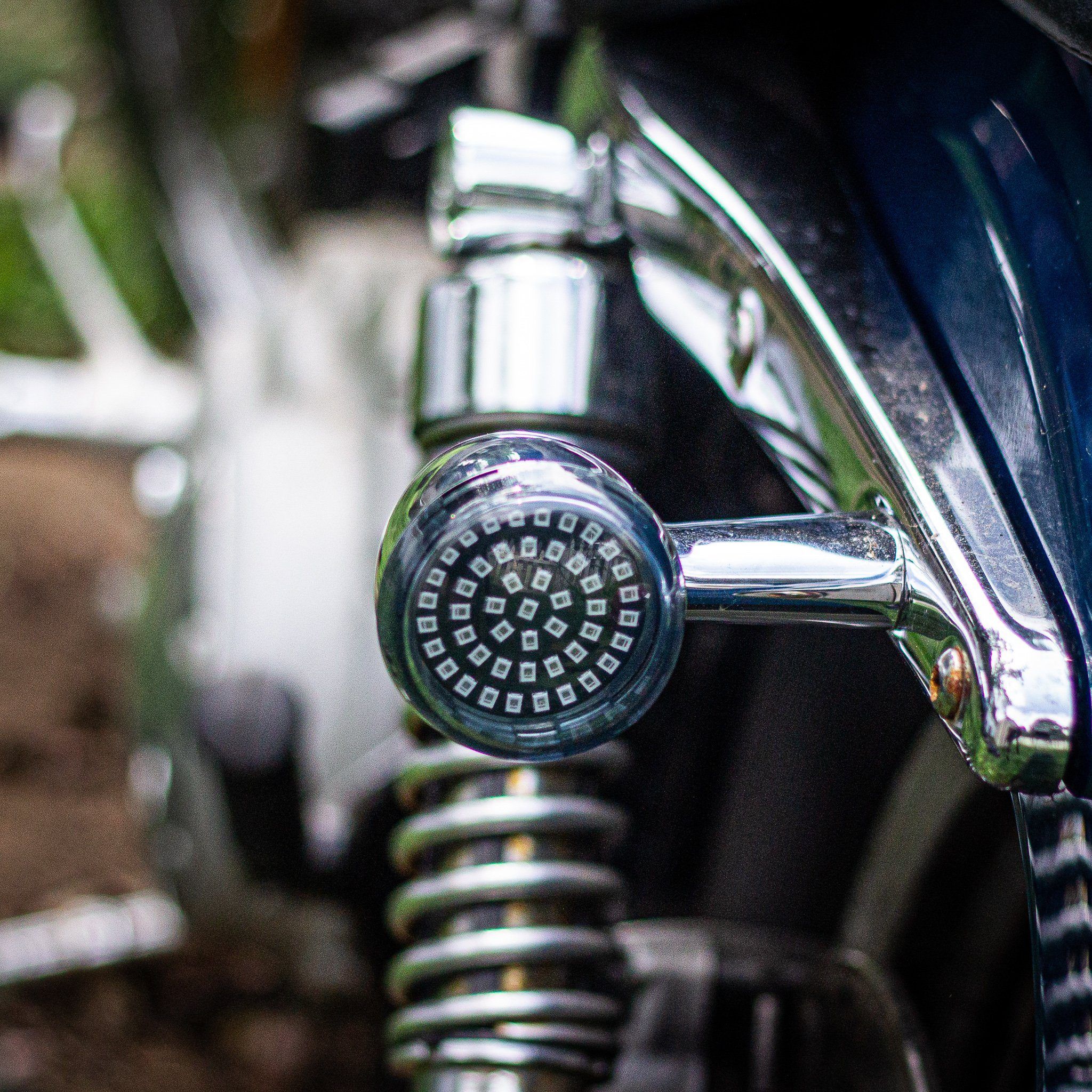 Eagle Lights Midnight Edition Rear LED Turn Signals, Running Lights & Strobing Brake Lights for Harley Davidson Motorcycles - Enhanced Visibility & Safety for Night Riding & Urban Commuting