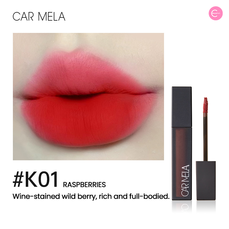 CARMELA Velvet Matte Lip Mud - Long Lasting Liquid Lipstick, Vegan & Cruelty Free, Highly Pigmented for Full Coverage - Perfect for Parties, Date Nights & Everyday Wear