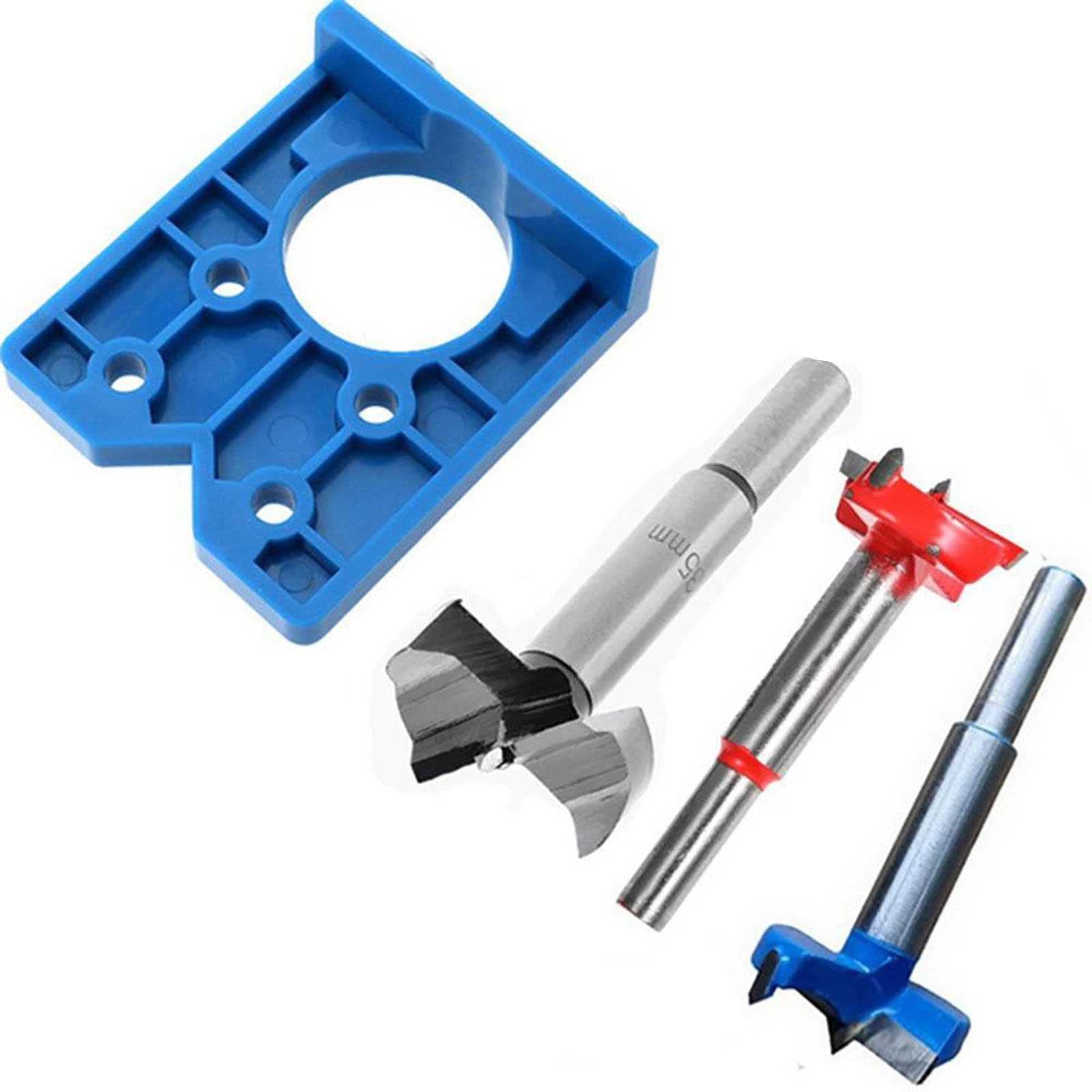 35mm Hinge Drilling Jig - Concealed Cabinet Hinge Guide with Hole Locator for Woodworking & DIY Projects | Perfect for Cabinet Installation and Door Hinge Mounting