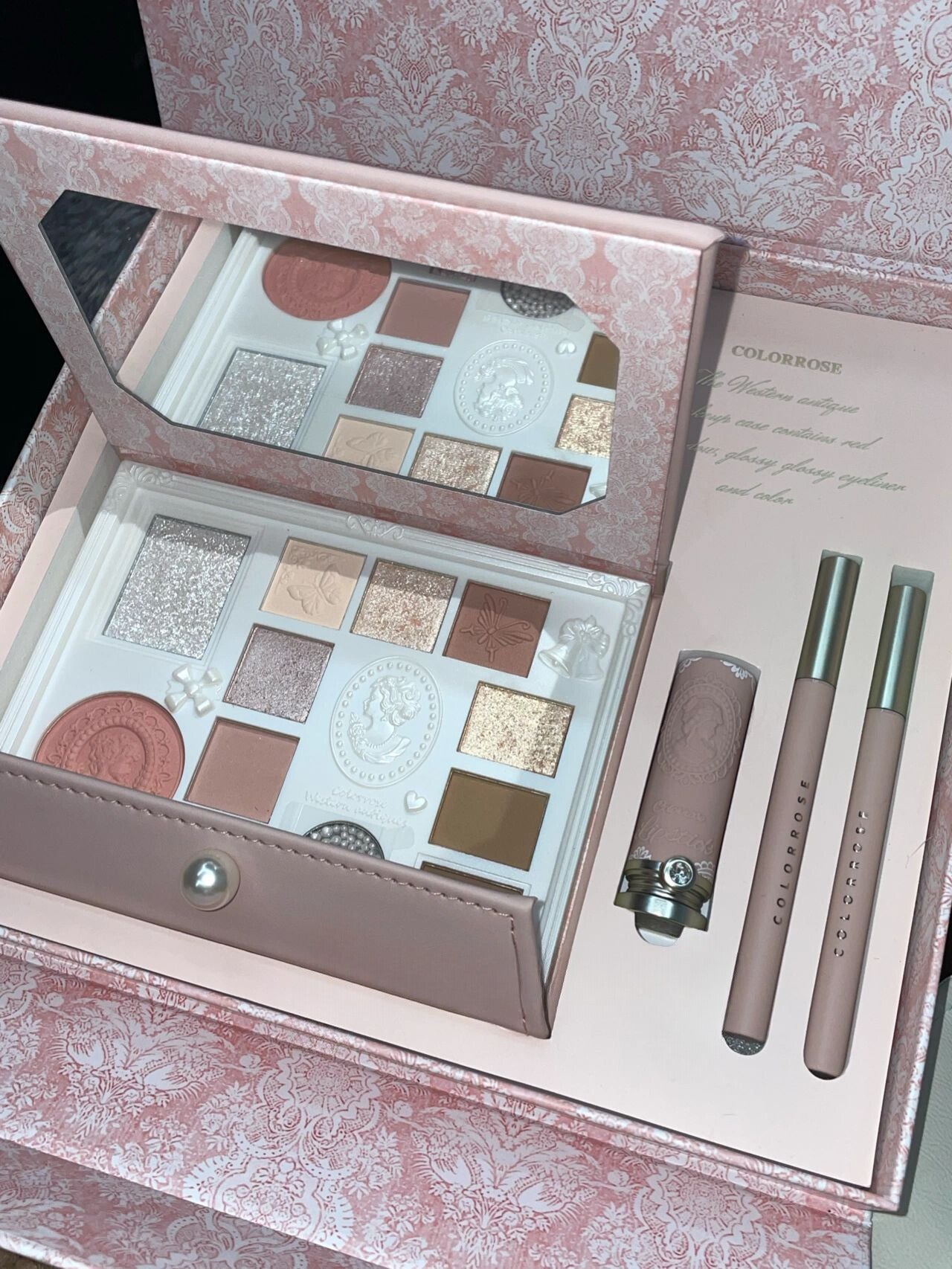 COLORROSE Valentine's Day Limited Edition Gift Set - Romantic Present for Her, Luxury Beauty Box with Perfume & Skincare - Perfect for Anniversary, Birthday & Couple Gifts
