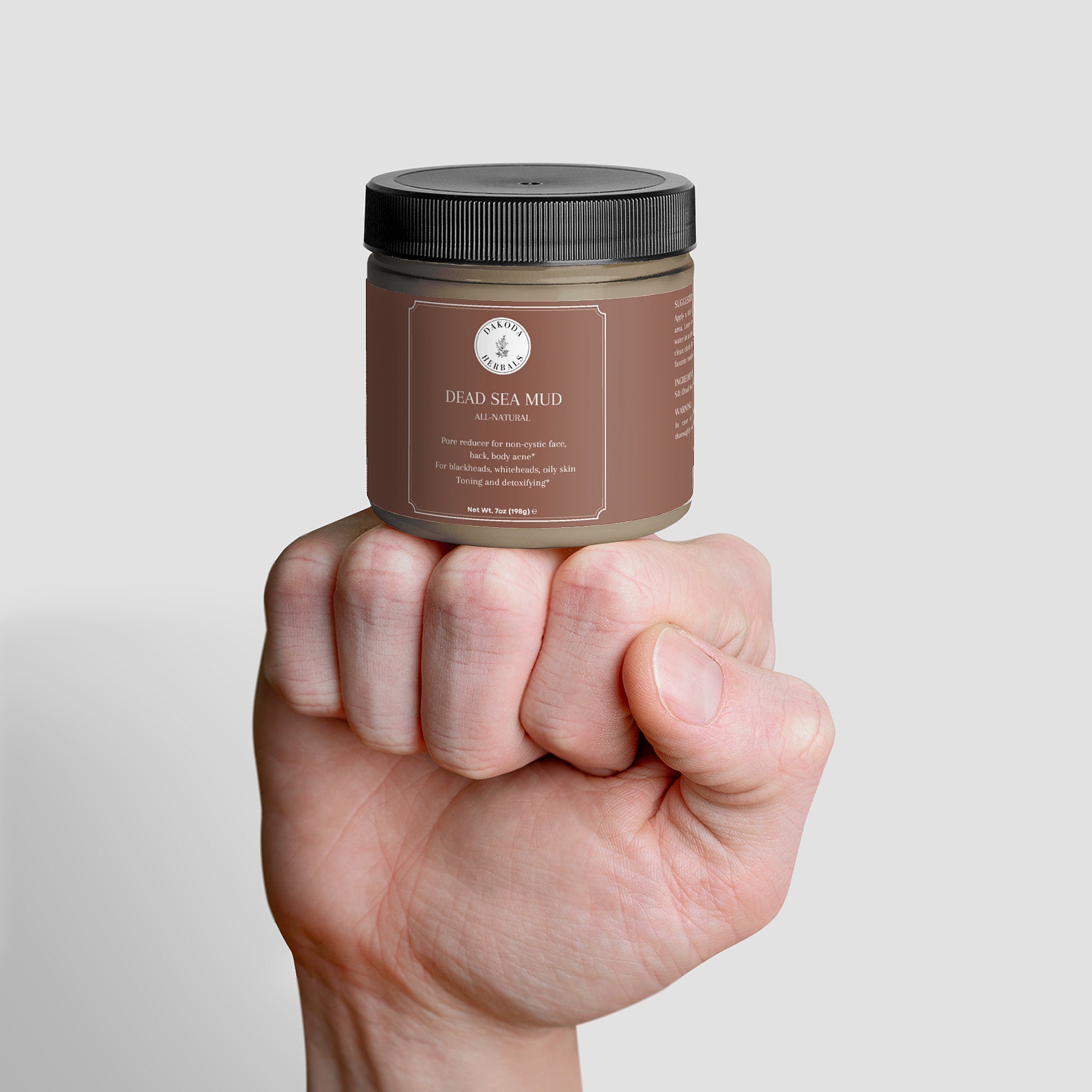 Natural Dead Sea Mud Mask for Face & Body - Deep Cleansing, Detoxifying & Pore Minimizing - Perfect for Spa, Acne Treatment & Skin Rejuvenation at Home