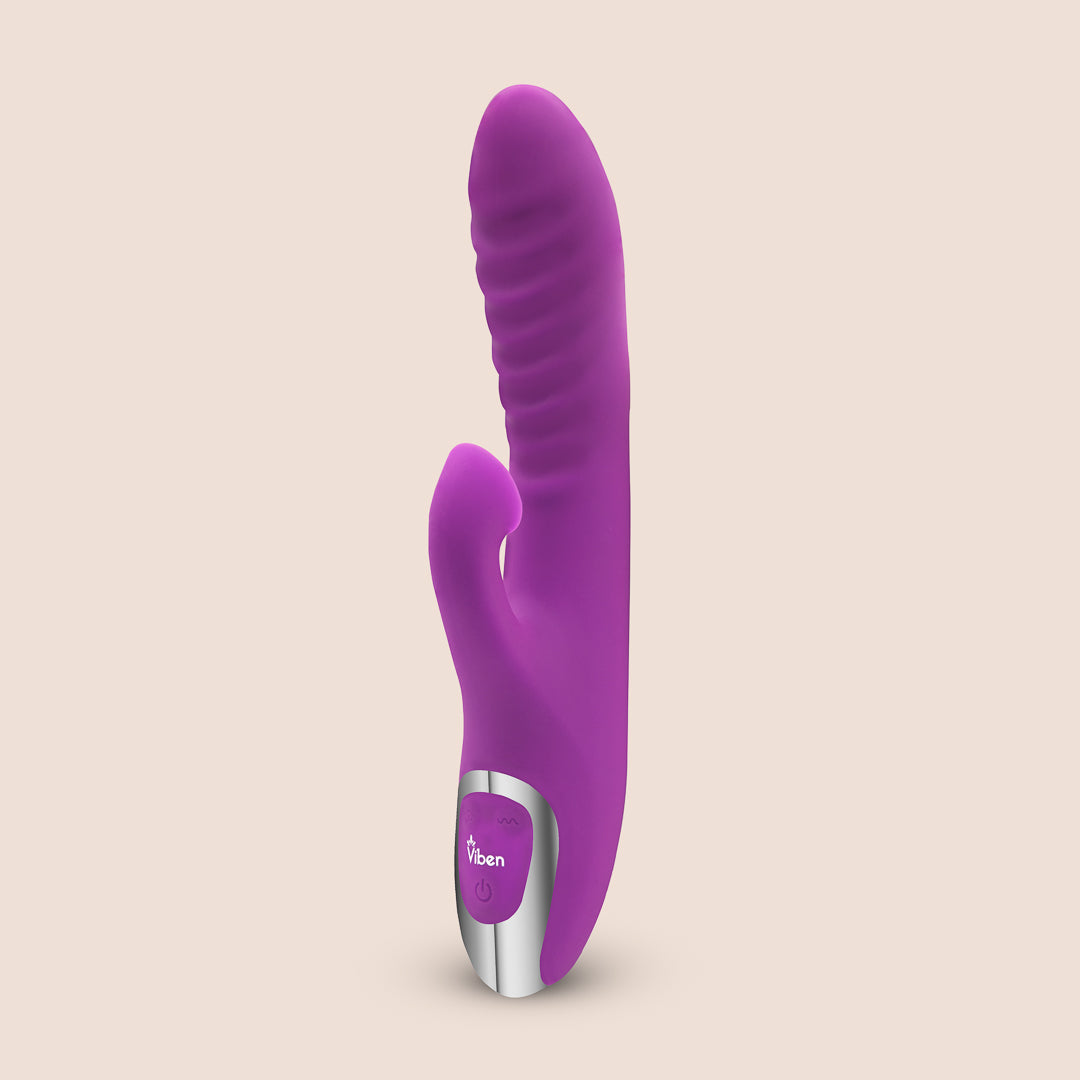 Viben Frenzy Suction Rabbit Vibrator - Waterproof & Rechargeable Adult Toy for Women | Perfect for Couples Play, Solo Pleasure & Underwater Fun