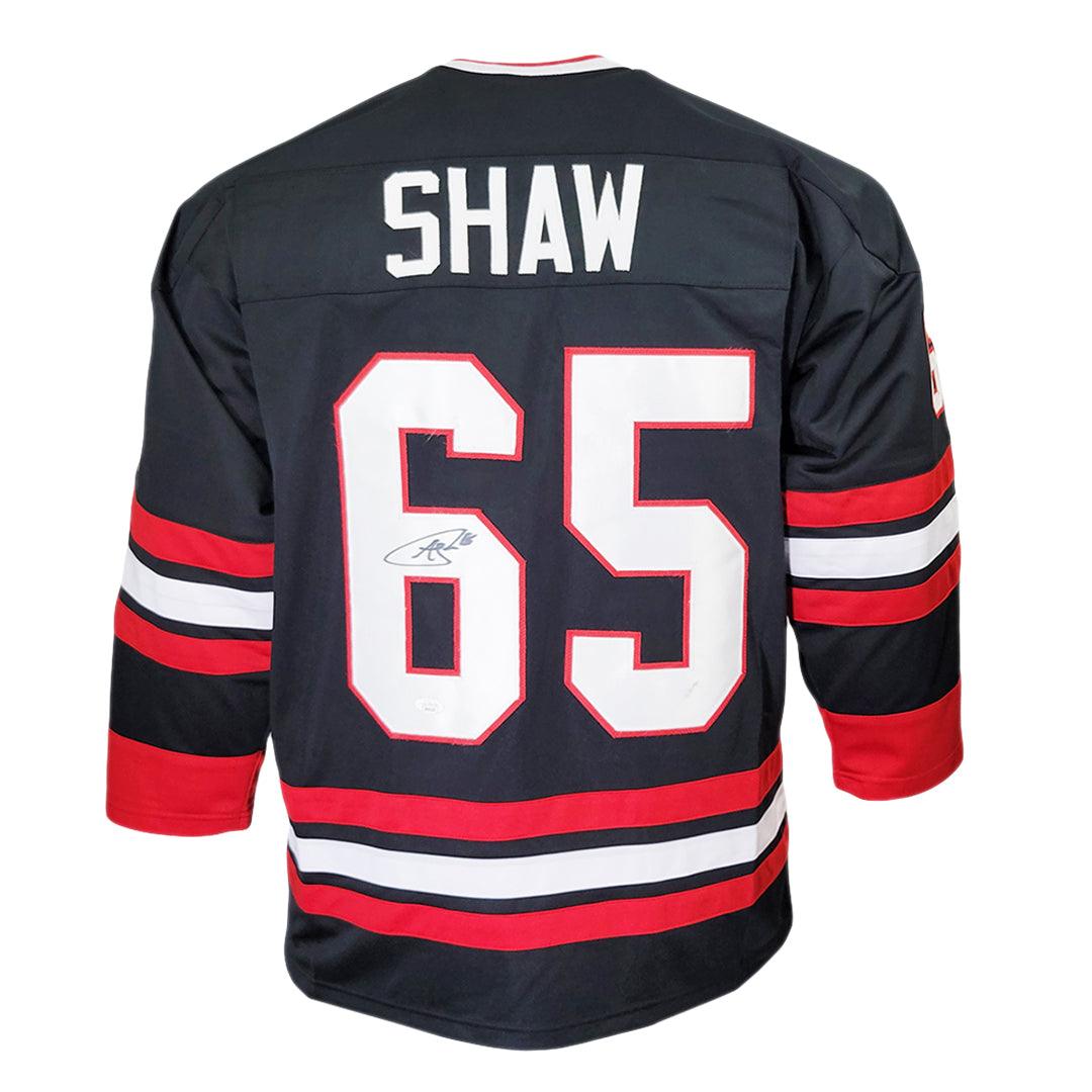 Authentic Andrew Shaw Signed Chicago Blackhawks Hockey Jersey with JSA COA - Perfect for Collectors, Fans & Sports Memorabilia Displays