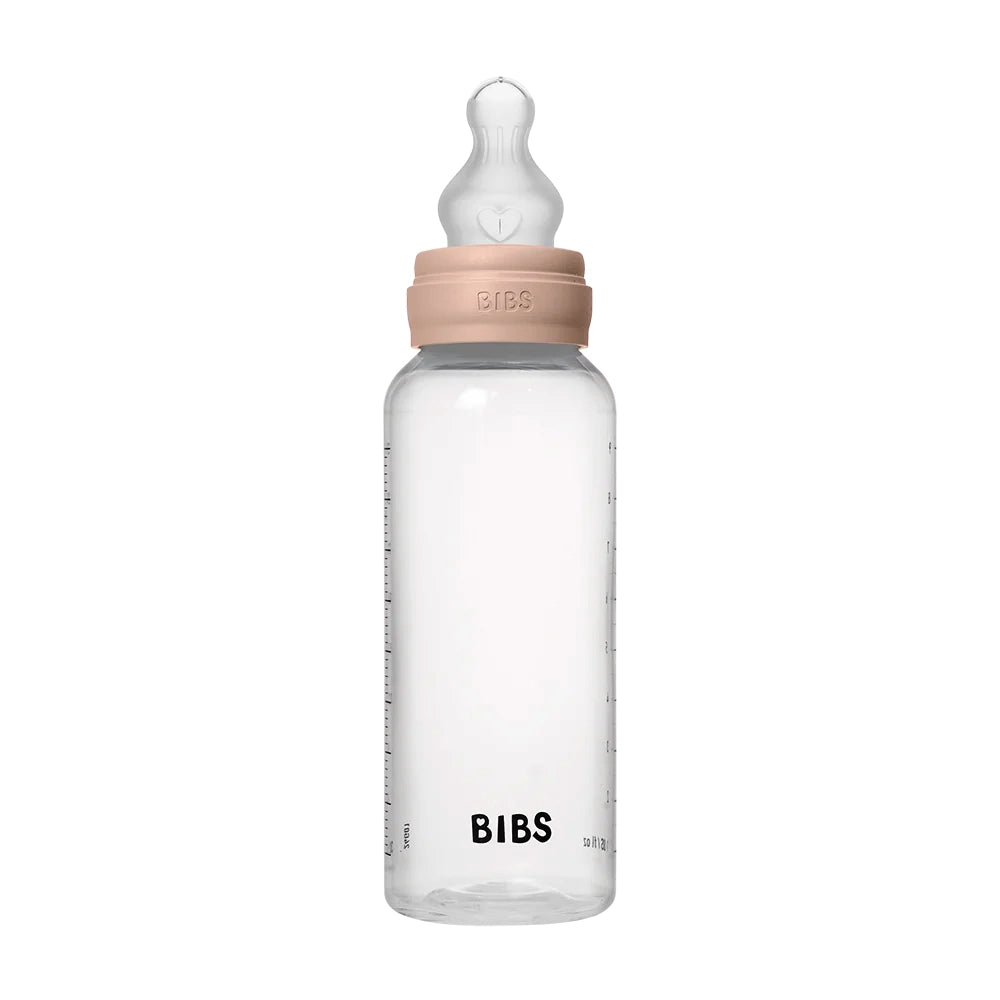 Soft Silicone Baby Bottle Bib Set - 270ml, BPA-Free, Leak-Proof for Mess-Free Feeding - Perfect for Infants & Toddlers at Home or On-the-Go (Blush Pink)