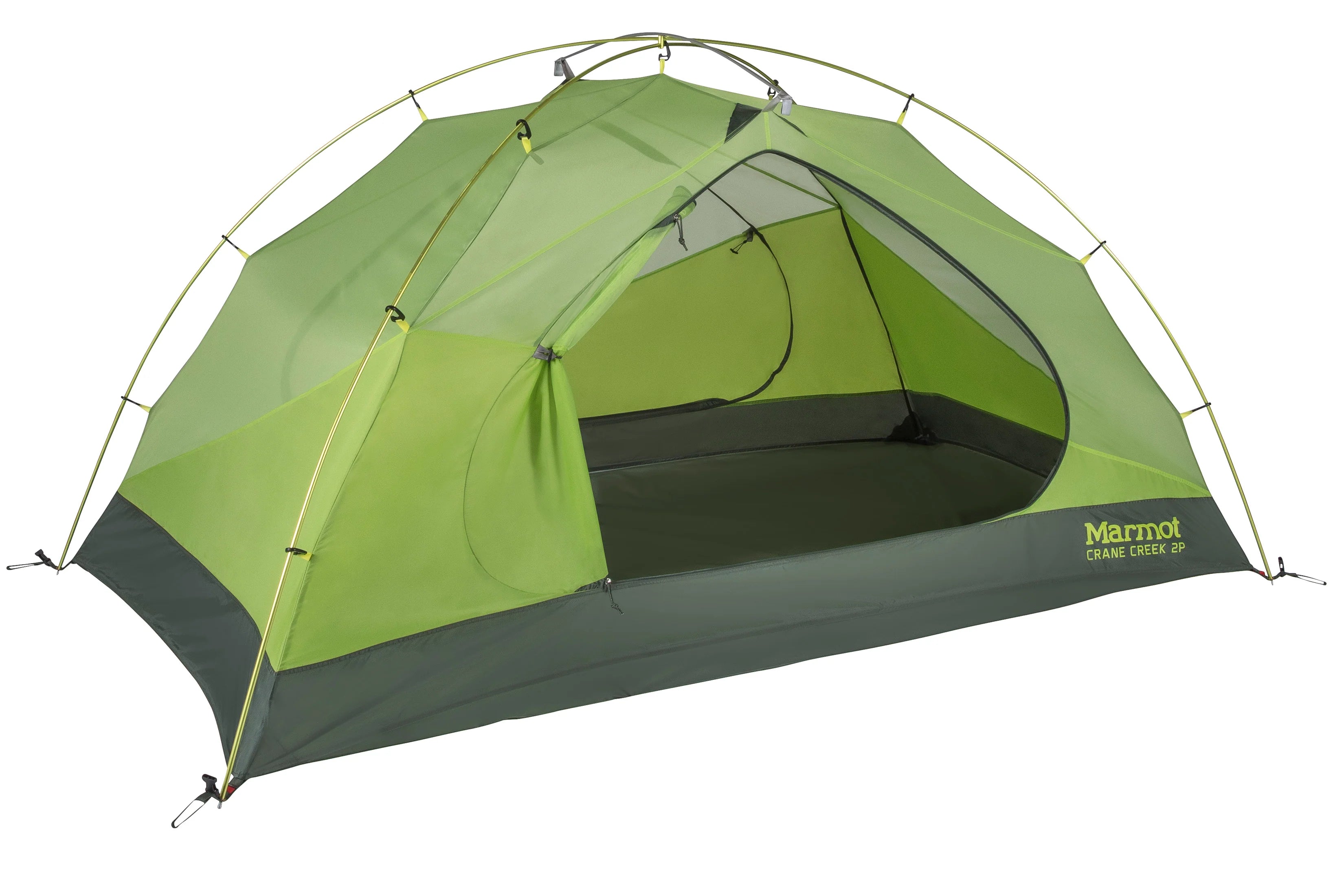 Marmot Crane Creek 2P Tent - Lightweight 2-Person Backpacking Tent for Camping, Hiking & Outdoor Adventures | Waterproof & Windproof 3-Season Shelter with Easy Setup