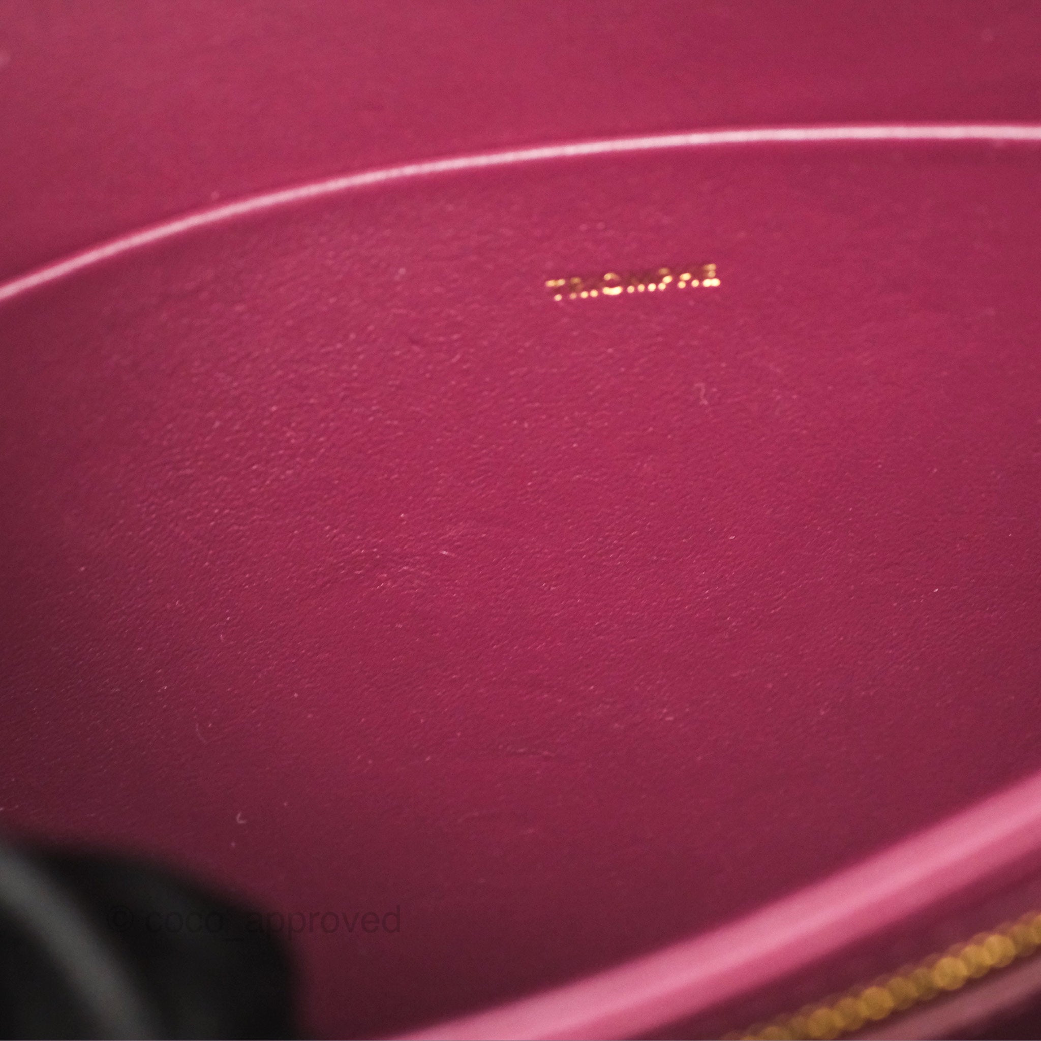 Celine Medium Triomphe Bag in Acai Burgundy Shiny Calfskin Leather - Luxury Crossbody Purse for Women, Perfect for Work, Travel & Evening Events