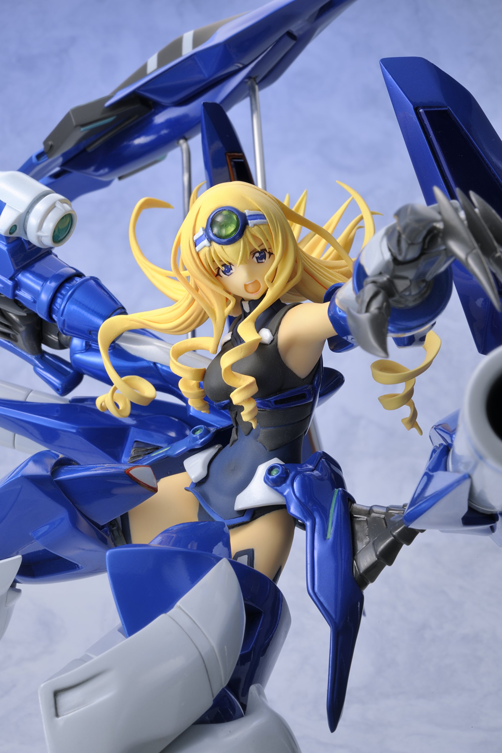 Amiami Infinite Stratos: Blue Tears Cecilia Alcott 1:8 Scale PVC Anime Figure - Perfect for Anime Collectors, Display & Gift Giving