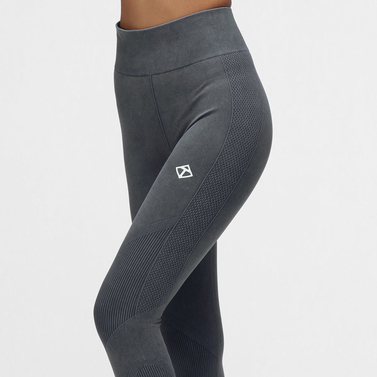 Black Denim Seamless Leggings for Women - High Waisted Stretchy Yoga Pants - Comfortable Workout & Lounge Wear for Gym, Running, and Everyday Casual Outfits