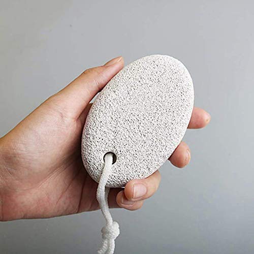 2 Pack Catwings Oval Pumice Stone - Foot Scrubber & Callus Remover for Dry Dead Skin - Pedicure Tool for Soft Smooth Feet at Home or Salon
