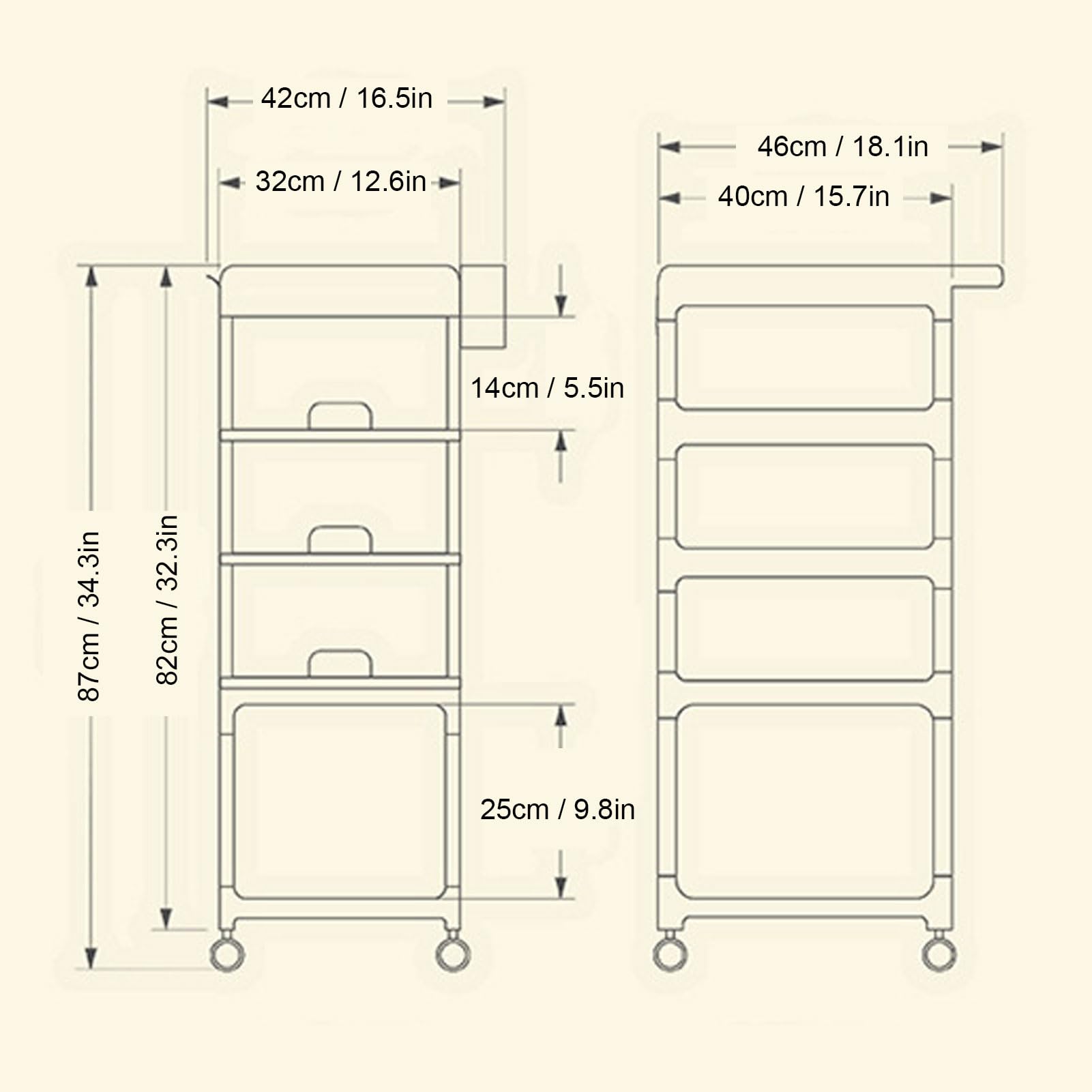 **Baby Diaper Caddy Rolling Cart with Wheels & Reinforced Handle - Nursery Storage Organizer for Diapers, Wipes & Baby Essentials - Perfect for Nursery, Baby Shower Gifts & On-the-Go Parents**