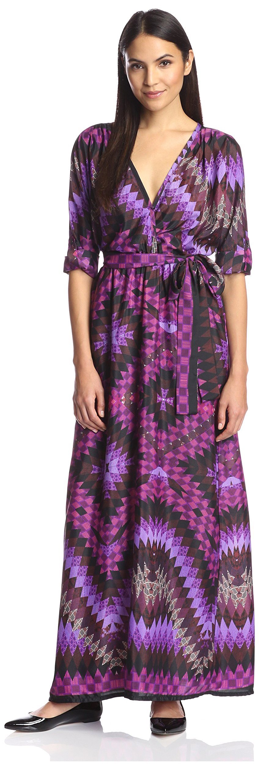 Melissa Women's Long Wrap Dress - Elegant & Comfortable for Summer