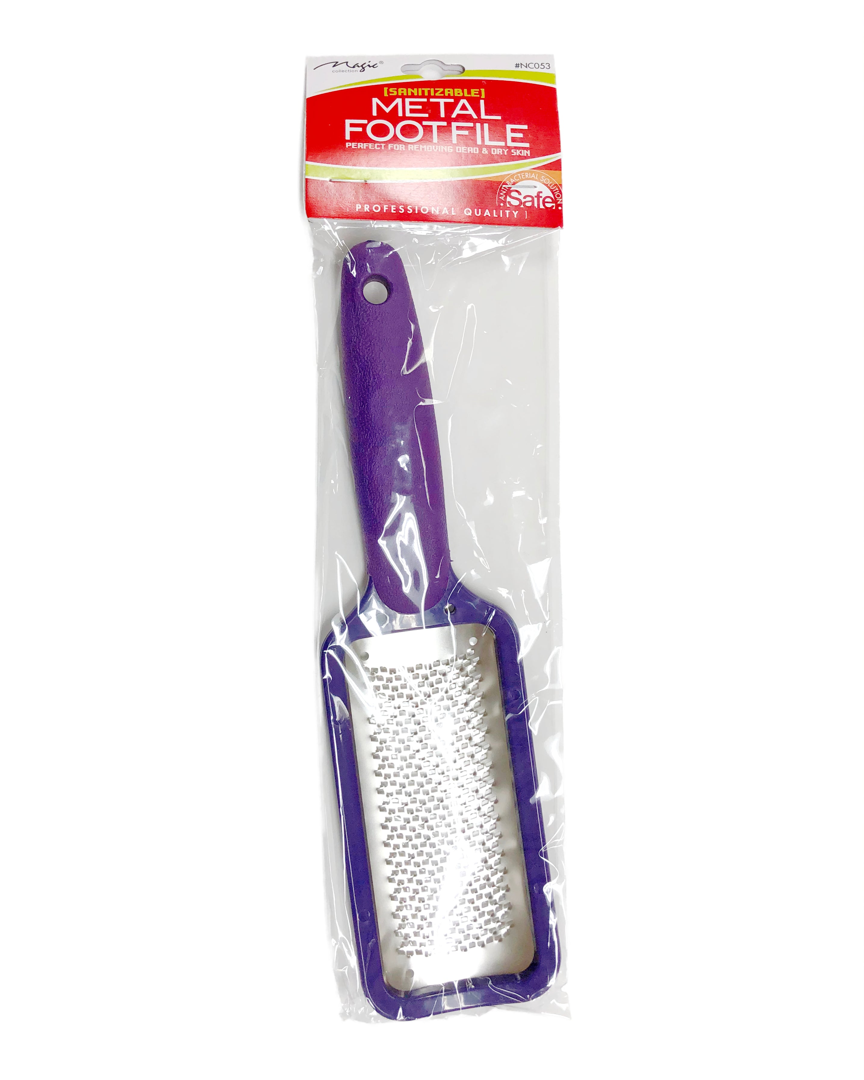 Premium Stainless Steel Foot File - Callus Remover & Dead Skin Scrubber for Soft Smooth Feet - Perfect for Pedicure, Home Foot Care & Spa Treatments