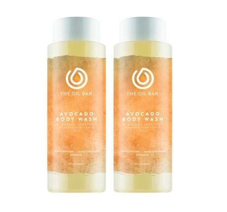 Refreshing Pina Colada Scented Avocado Body Wash - 2 Pack (10 oz Each) for Smooth & Hydrated Skin - Perfect for Summer Showers & Tropical Spa Days