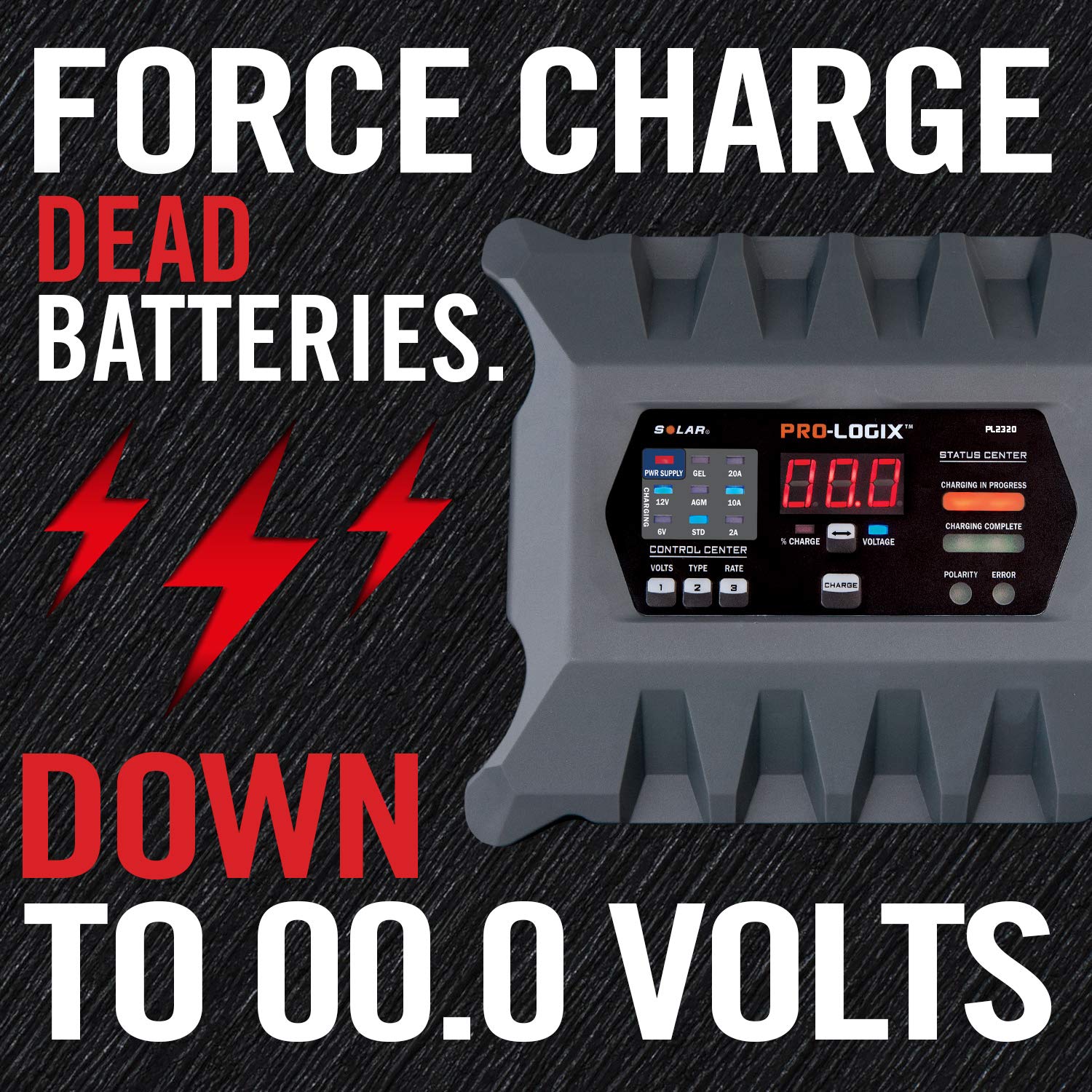 Clore Automotive PL2320 20-Amp Smart Battery Charger - 6V/12V Auto Charger, Maintainer & Stable Power Supply with Temp Compensation - Perfect for Cars, Motorcycles, Boats & Seasonal Vehicles