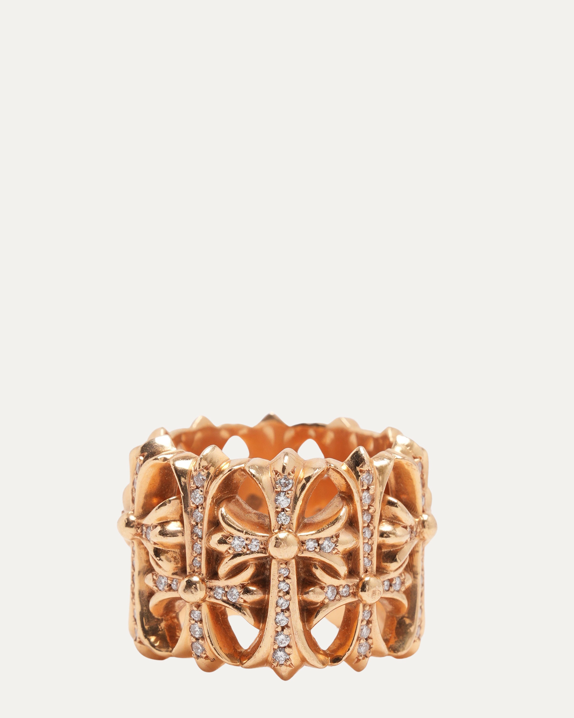 22k Gold and Diamond Cemetery Cross Ring for Women - Elegant Memorial Jewelry for Funeral, Remembrance & Sympathy Gifts - Perfect for Graveside Visits & Honoring Loved Ones
