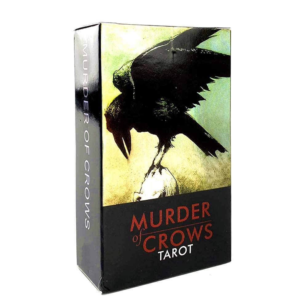 Crow Tarot Deck, Oracle & Divination Cards Set for Beginners - Perfect for Family Game Nights, Spiritual Guidance & Party Entertainment