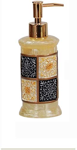 MUWIZ Soap Dispenser - Hand Sanitizer Dispenser with Press Design, Retro Resin Bottle for Bathroom, Kitchen & Clubhouse - Perfect for Liquid Soap, Shower Gel & Hand Sanitizer Storage