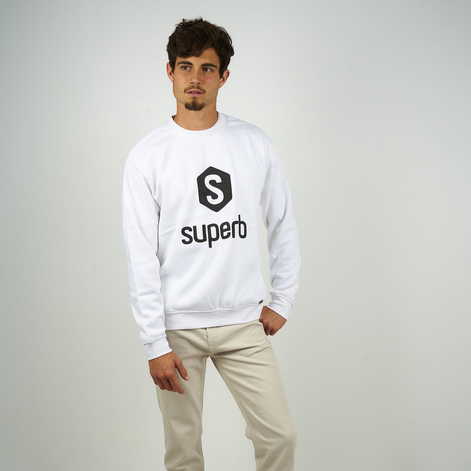 Hexablack White Hoodie - Trendy Unisex Pullover for Men & Women - Perfect for Casual Wear, Gym, and Outdoor Activities