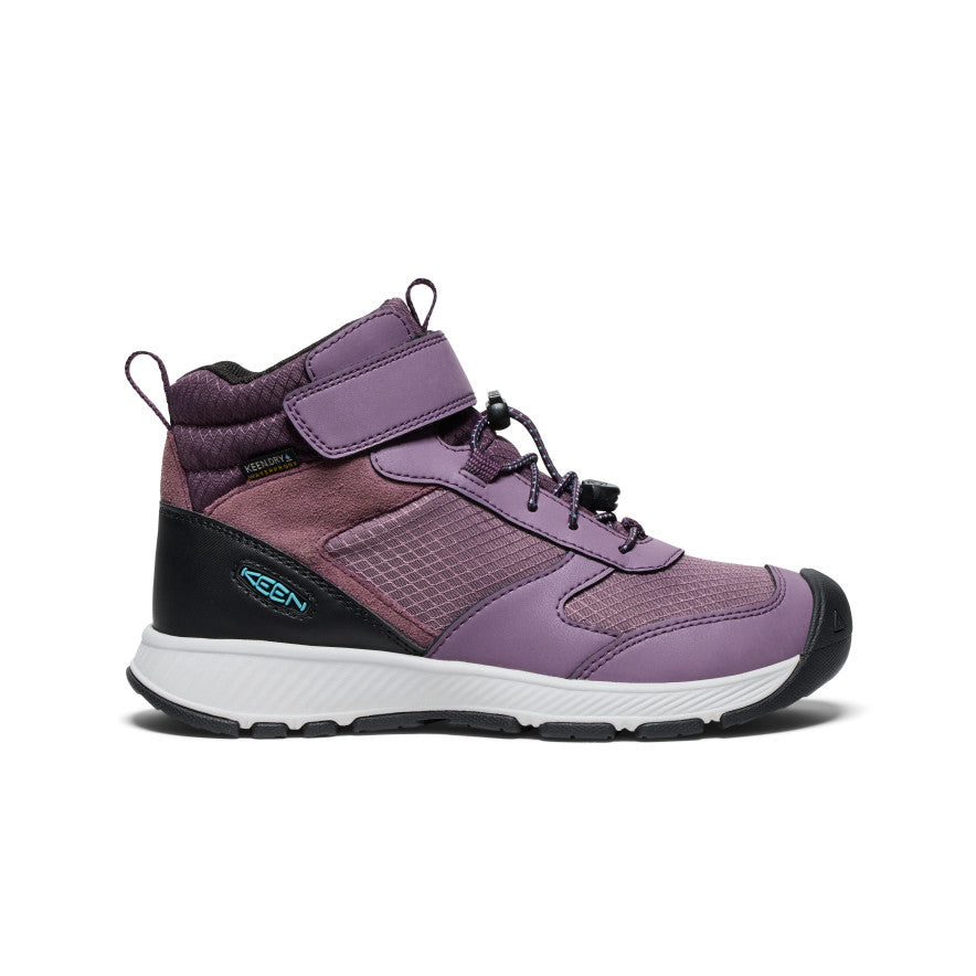 Waterproof Skua Boots for Big Kids - Black Plum/Plum Perfect | Outdoor Play, Rainy Day Adventures, Winter Hiking Footwear