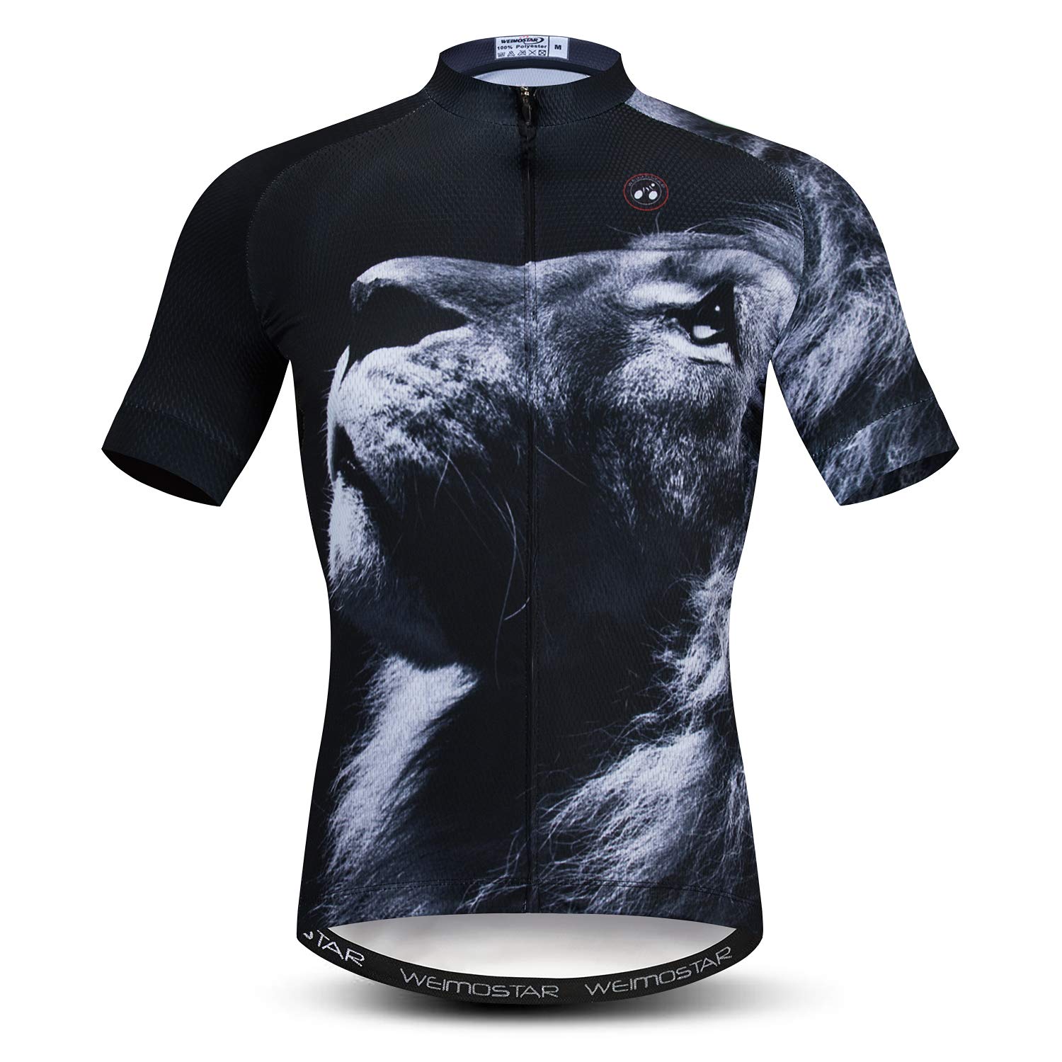 JPOJPO Men's Cycling Jersey - Breathable Quick Dry Bike Shirt with 3D Print Pattern, Short Sleeve Racing Cycling Top for Road & Mountain Biking - Perfect for Training, Commuting & Outdoor Sports