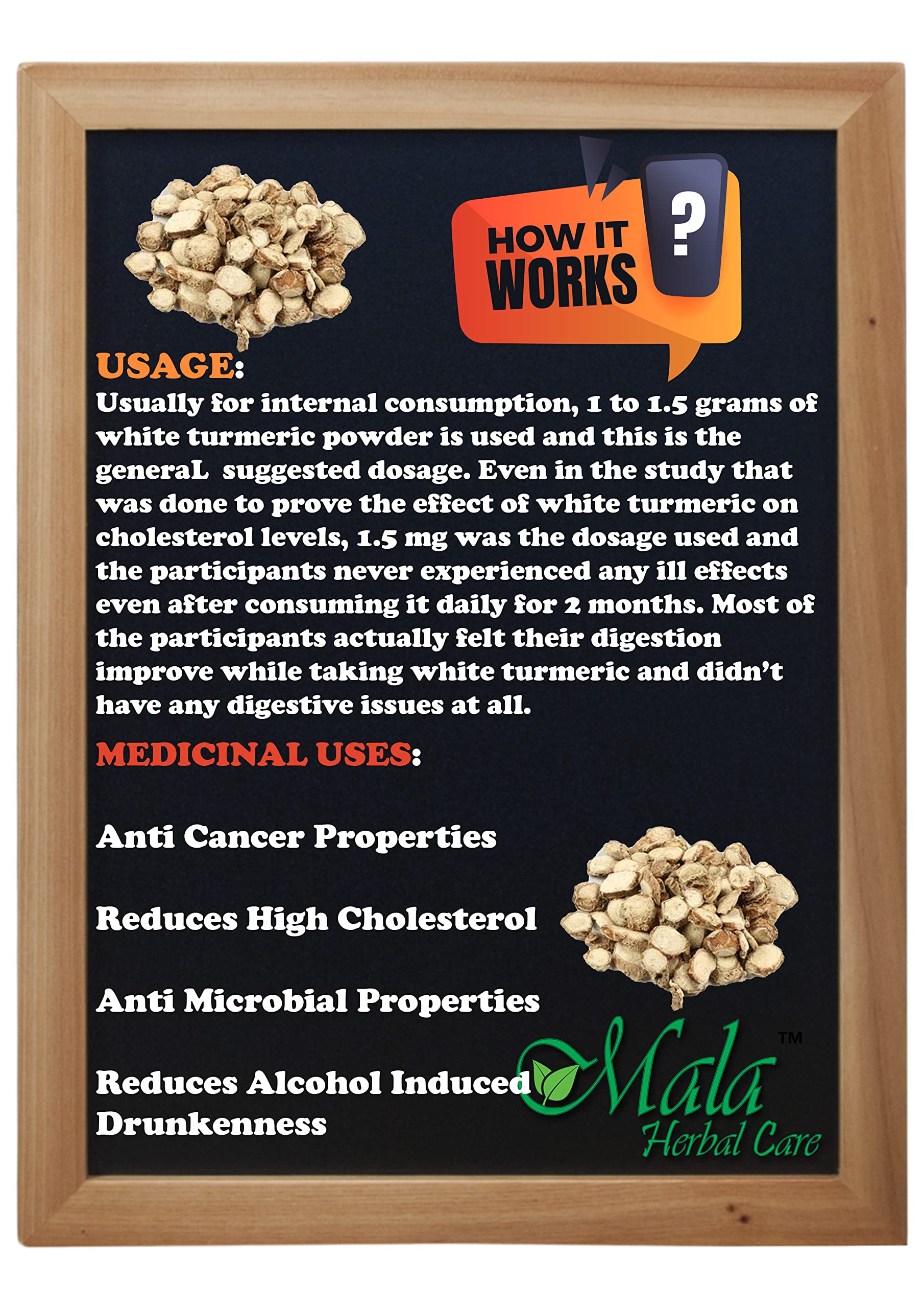 Organic Mala PoolanKilangu Powder (100g) | Premium White Turmeric Powder | Kichili Kilangu & Zedoary Root Powder | Natural Ayurvedic Remedy for Digestion & Skin Care | Perfect for Cooking, Tea & Beauty Routines