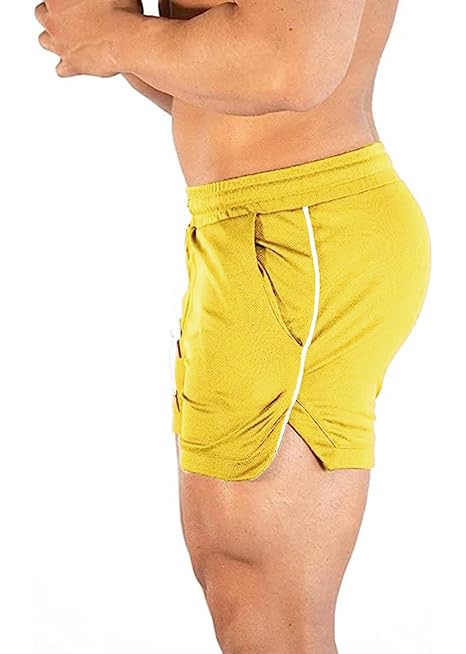 EVERWORTH Men's 5 Inch Workout Shorts - Gym Running Athletic Shorts for Bodybuilding & Casual Wear | Lightweight Breathable Quick-Dry Training Shorts for Men's Fitness, Jogging & Summer Activities