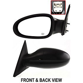 Kool-Vue Heated Side Mirror Left Driver for 2006 Nissan Altima - OEM Replacement, Defrost Function - Perfect for Winter Driving & Enhanced Visibility