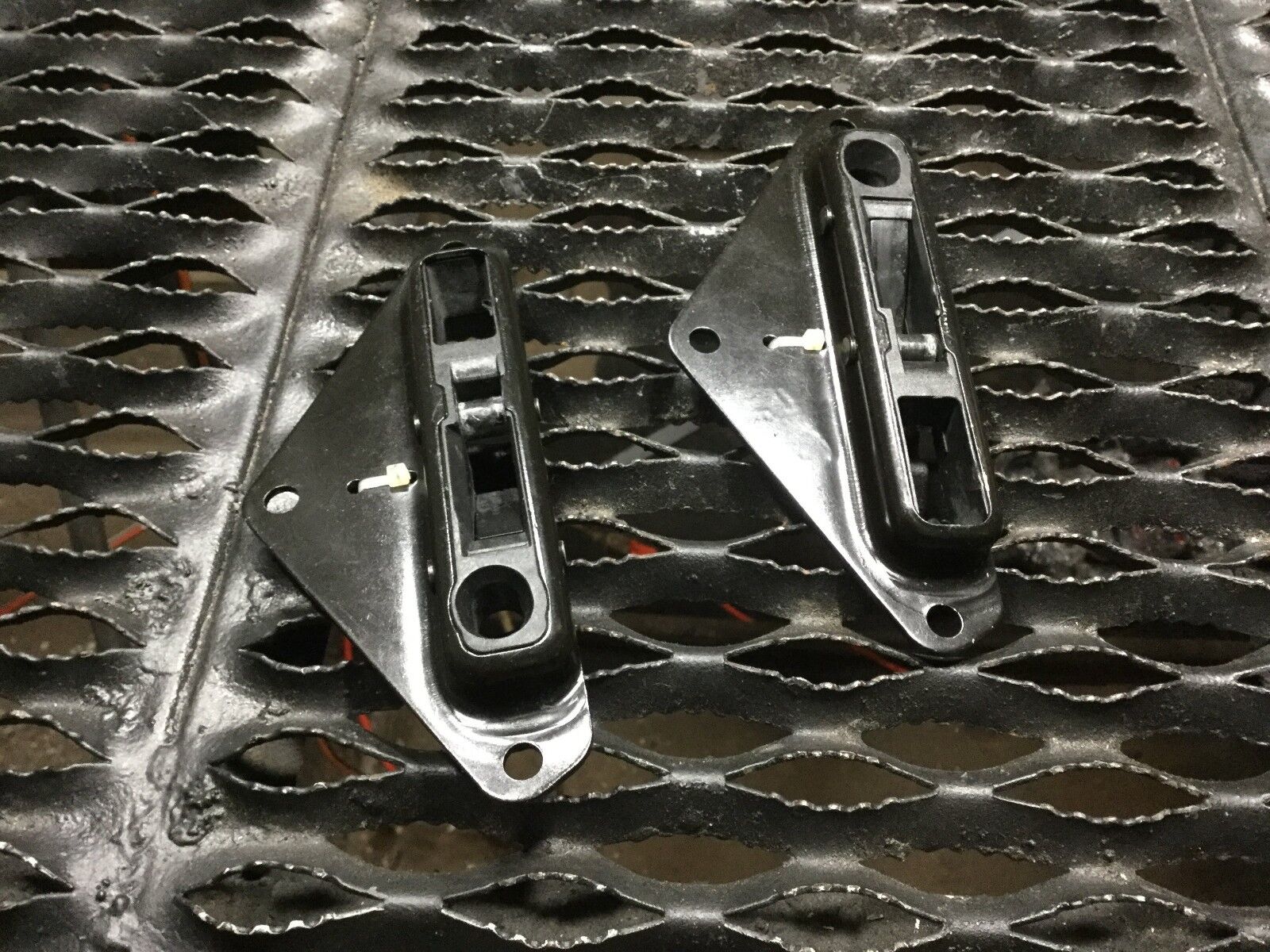 2003-2008 Audi A4 Convertible Top Lock Latch Set - Left & Right OEM Replacement Parts - Perfect for Roof Mechanism Repair & Maintenance