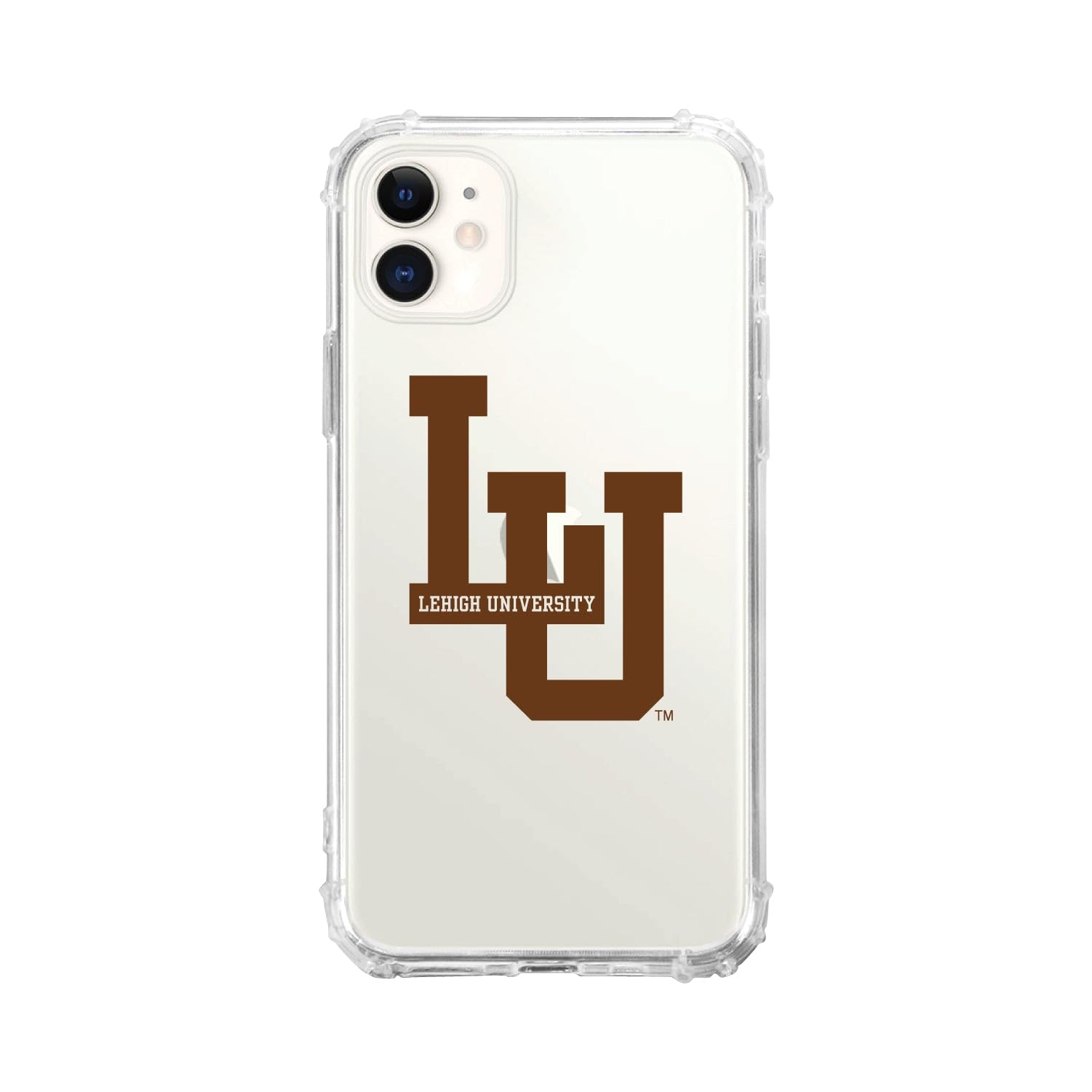 OTM Essentials Rugged Phone Case for iPhone 13 Pro Max - Shockproof Protective Cover with Reinforced Edges in Classic White | Perfect for Lehigh University Students & Outdoor Activities