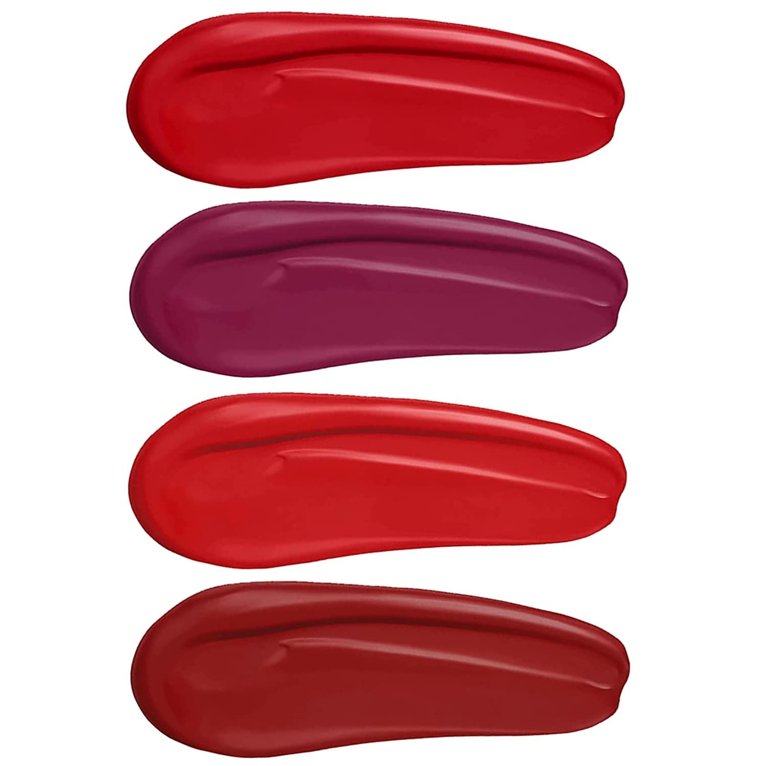 Huda Beauty Mini Matte Liquid Lipstick Set - 4 Red Shades, Long-Lasting & Vegan | Perfect for Parties, Date Nights & Special Occasions