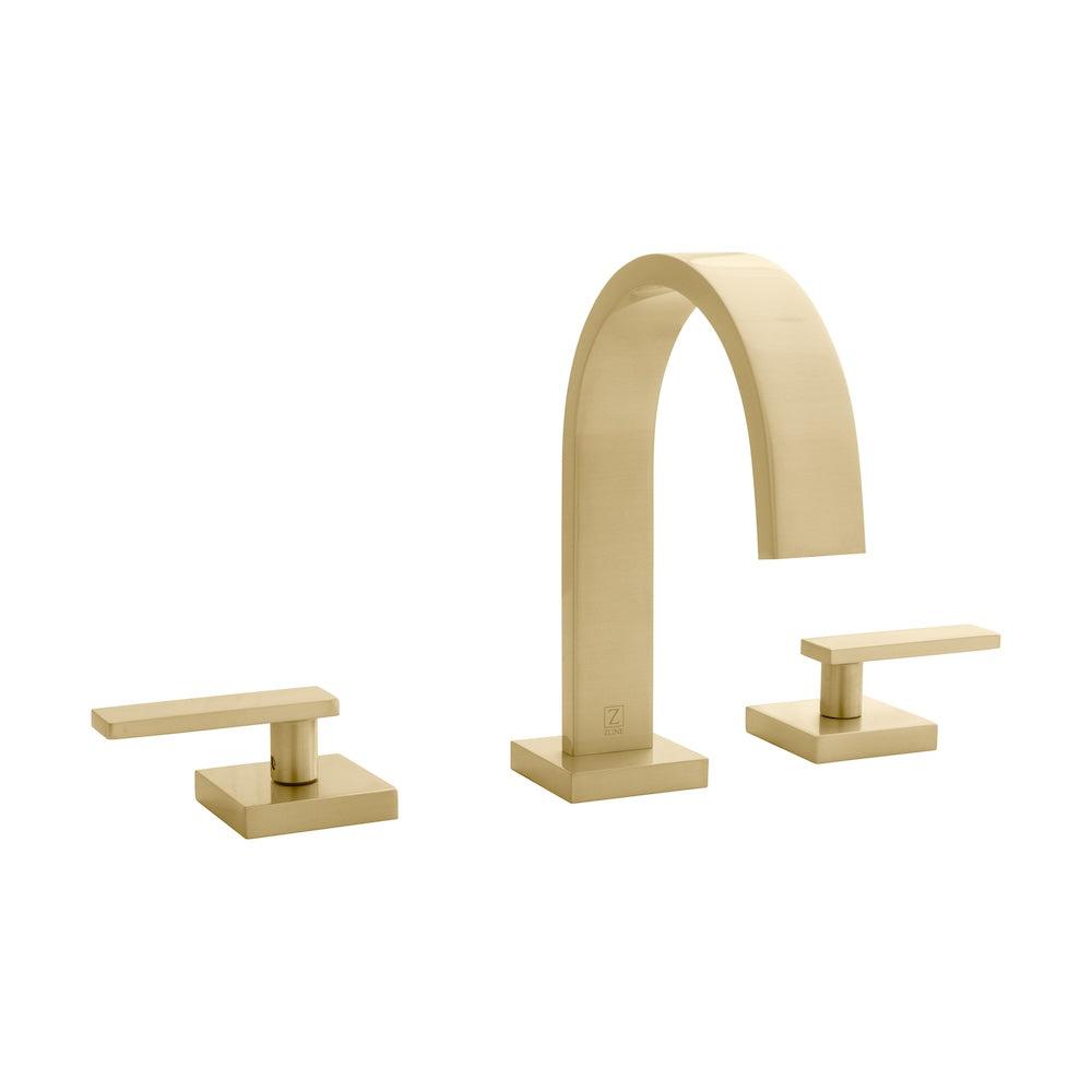 ZLINE Bliss Bath Faucet - Modern Waterfall Spout Bathroom Faucet with Single Handle, Brushed Nickel Finish (BLS BF) - Perfect for Spa-Like Bathroom Renovations and Luxury Home Decor