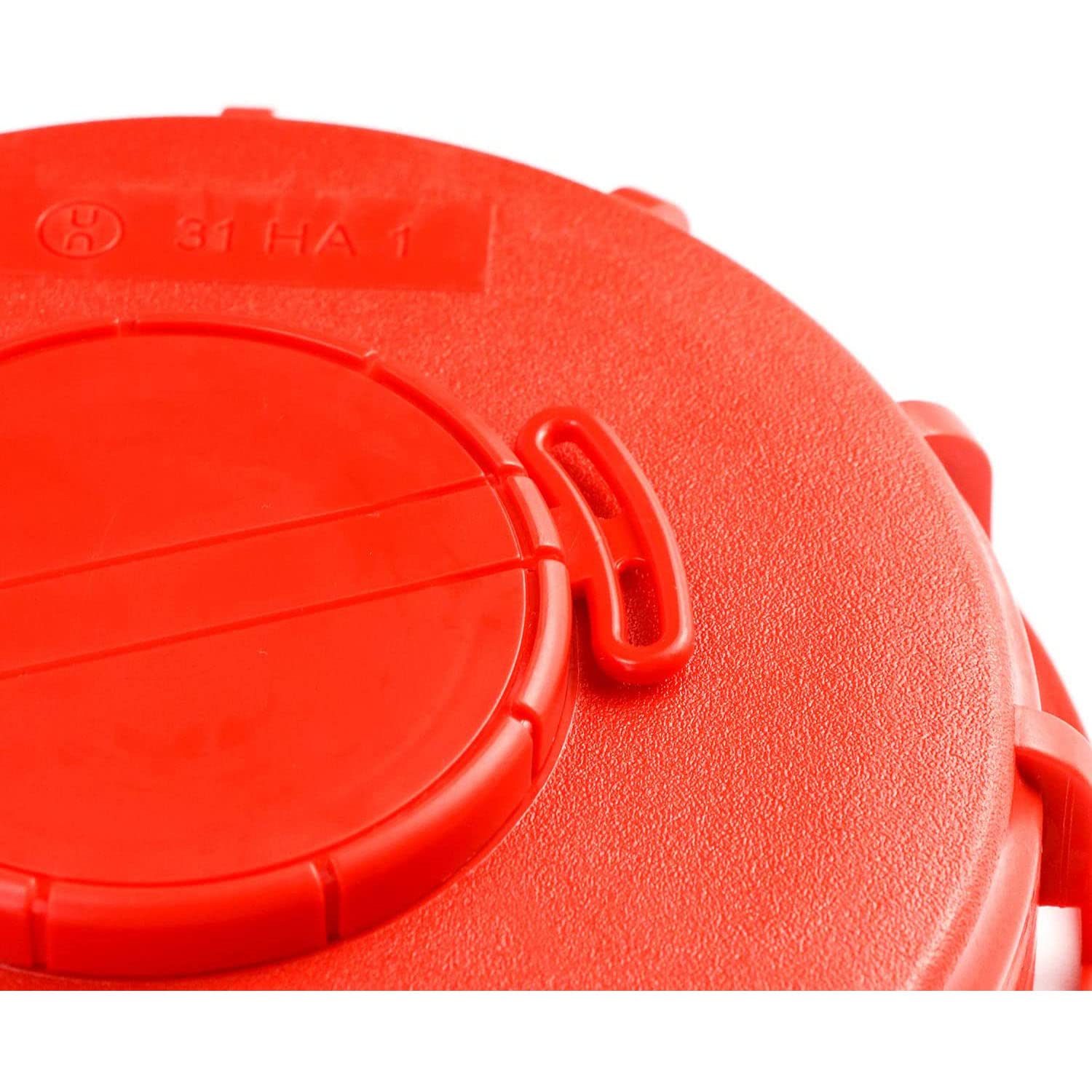 Heyous IBC Tote Lid Cover - Red Cap with Vent Hole & Gasket | Food Grade Storage Container Accessory | Industrial Bulk Liquid & Powder Storage Solution for Food, Chemical & Agricultural Industries